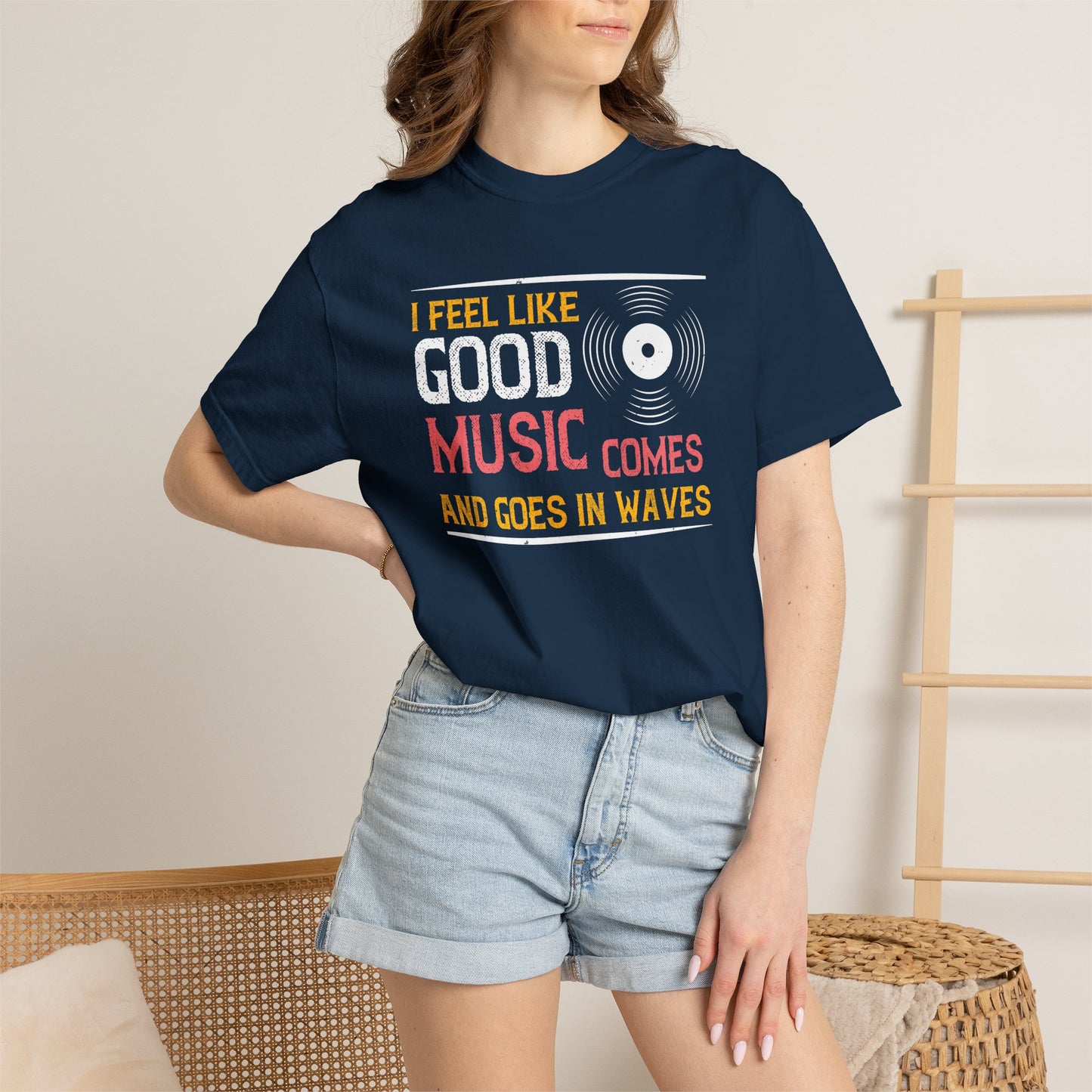 Music Graphic Design Unisex Cotton T-shirt m8