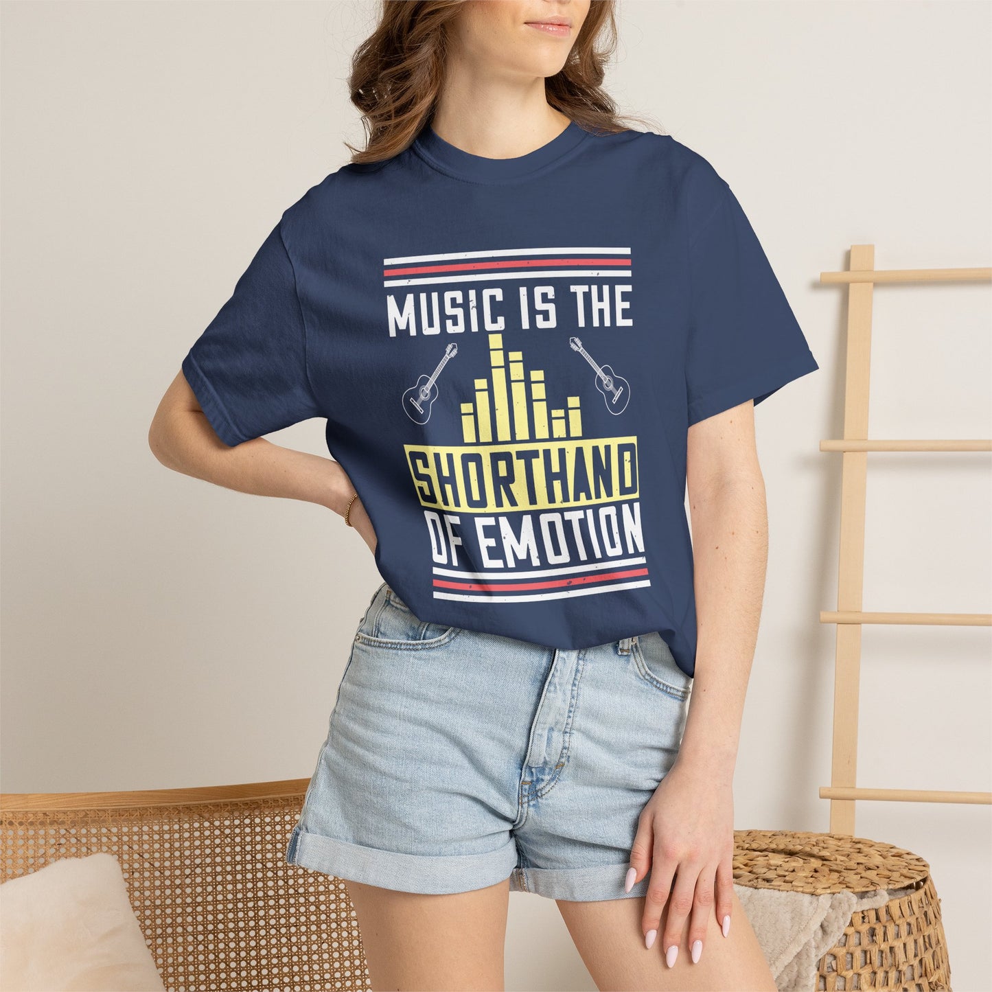 Music Graphic Design Unisex Cotton T-shirt m34
