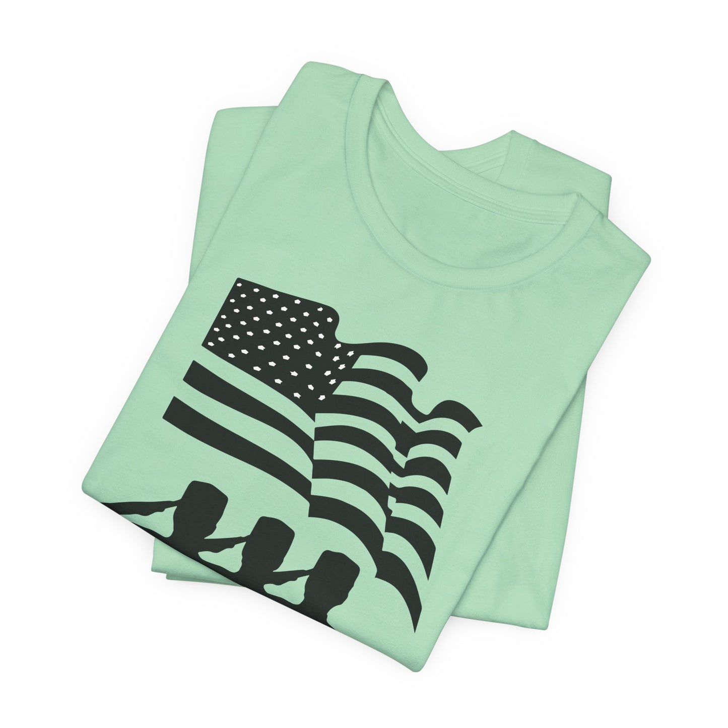Happy Veterans Day saluting soldiers T-Shirt Patriotic American flag Unisex Cotton v51