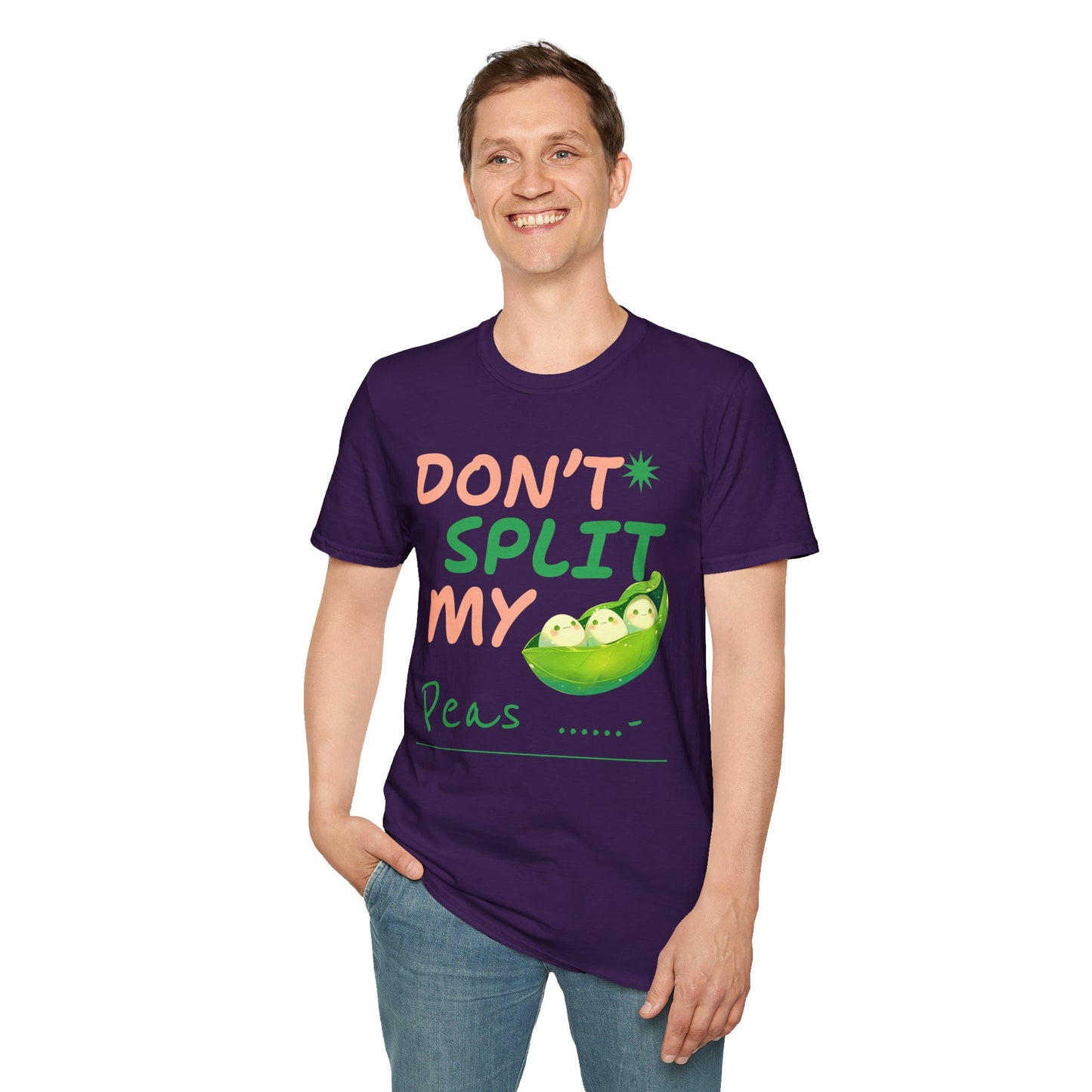 Food Tees, Funny Food T Shirts, Funny T Shirts, Shirt with Vegetables, Shirt with Peas