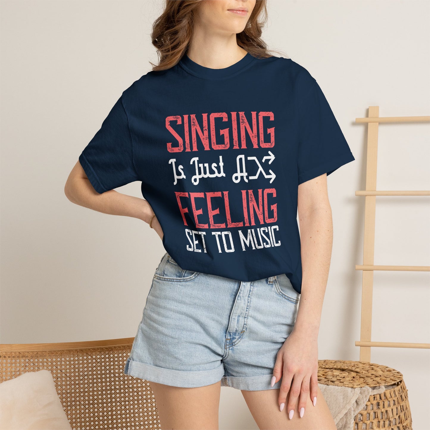 Music Graphic Design Unisex Cotton T-shirt  m43