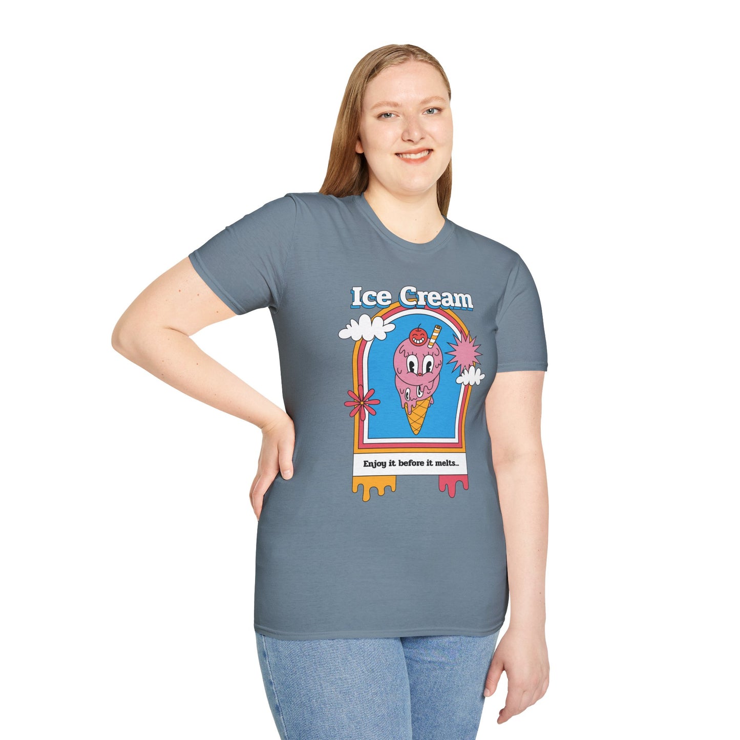 Food Tees, Funny Food T Shirts, Funny T Shirts, Shirt with Food, Junk Food Tees, Shirt with Ice Cream, Ice Cream T-Shirt