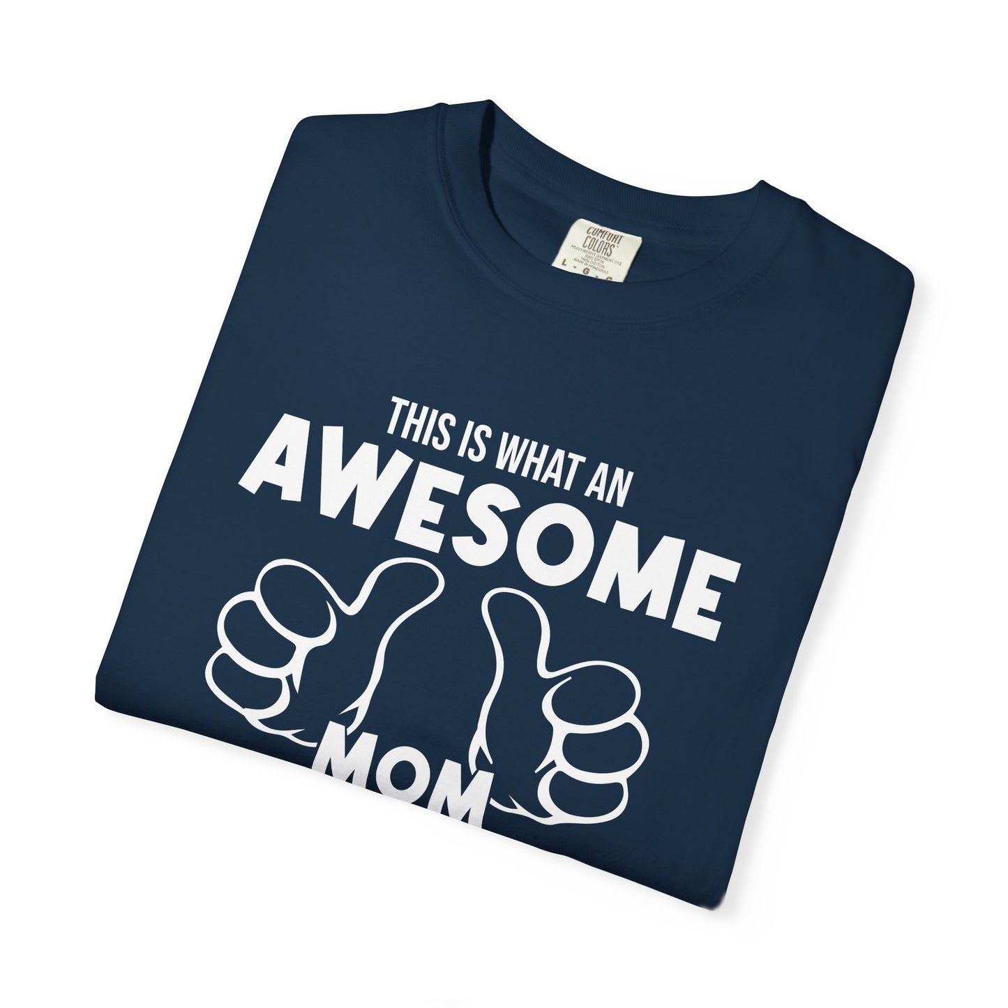 Mom T-shirt Mother's Day Mama Tee Unisex Comfort Colors Garment-Dyed Cotton h25