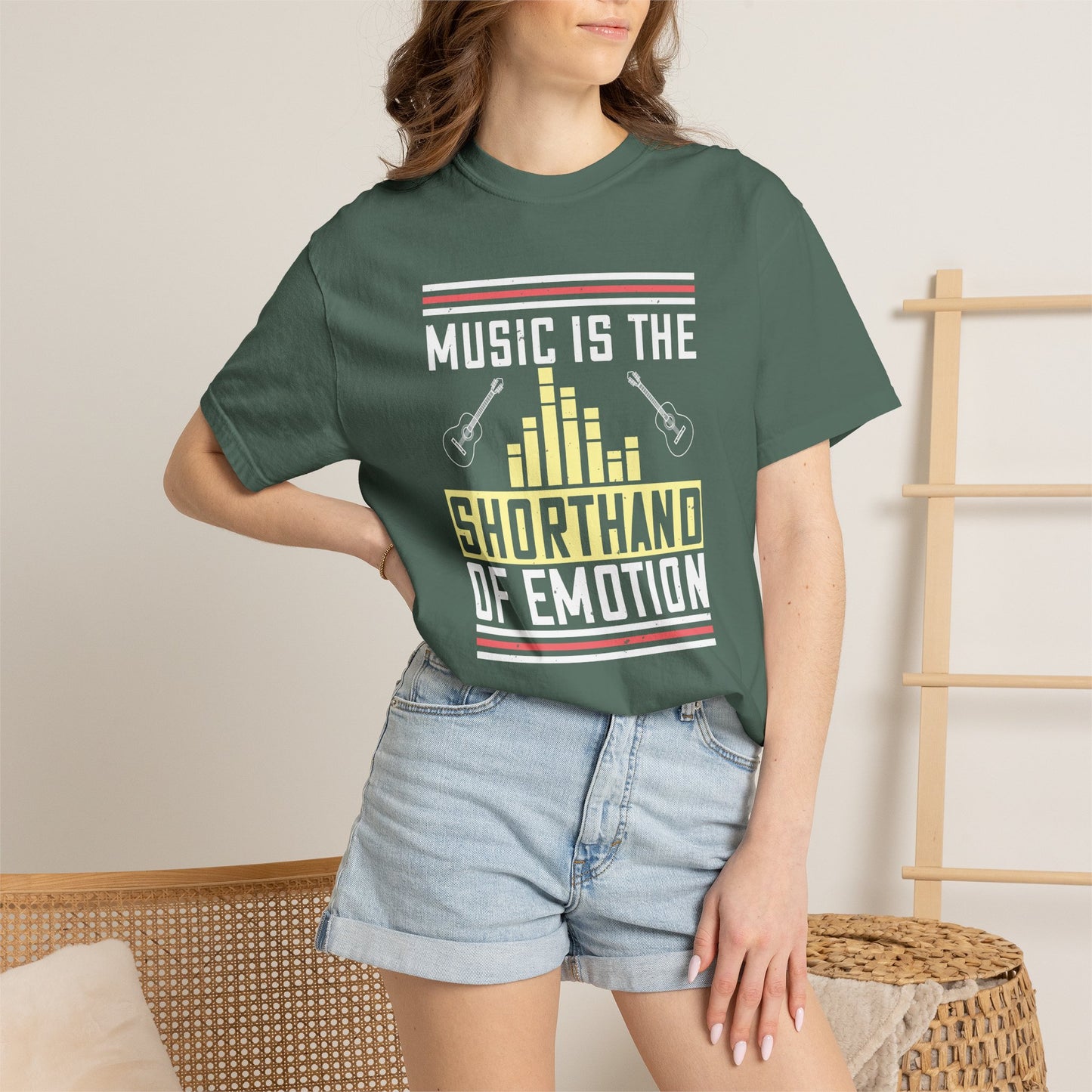 Music Graphic Design Unisex Cotton T-shirt m34