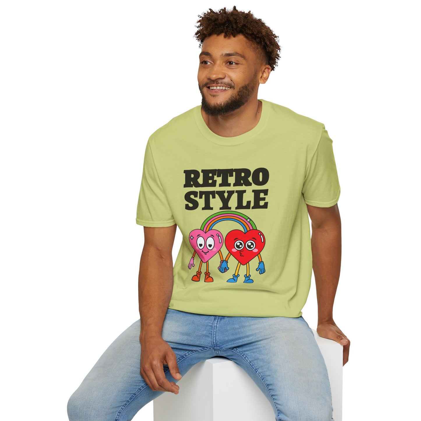 Retro T Shirt, Retro Design Shirt, Retro Art Tee Shirt, T-shirt with Retro Style