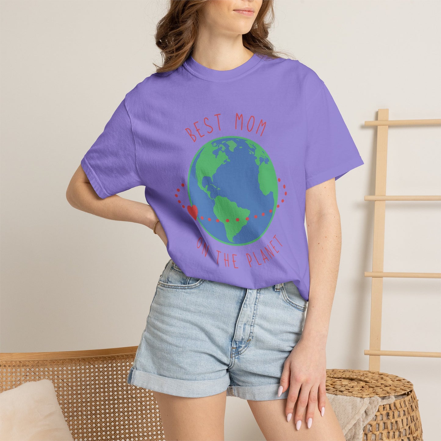 Mom T-shirt Mother's Day Mama Tee Unisex Comfort Colors Garment-Dyed Cotton h33