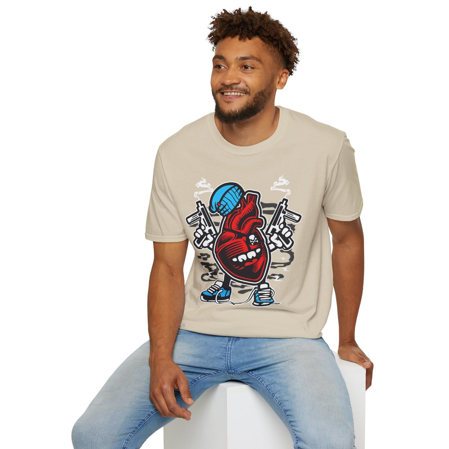 Cartoon T Shirt Animation T Shirt Funny Tee Unisex Gildan Softstyle 64000 100 Percent Cotton