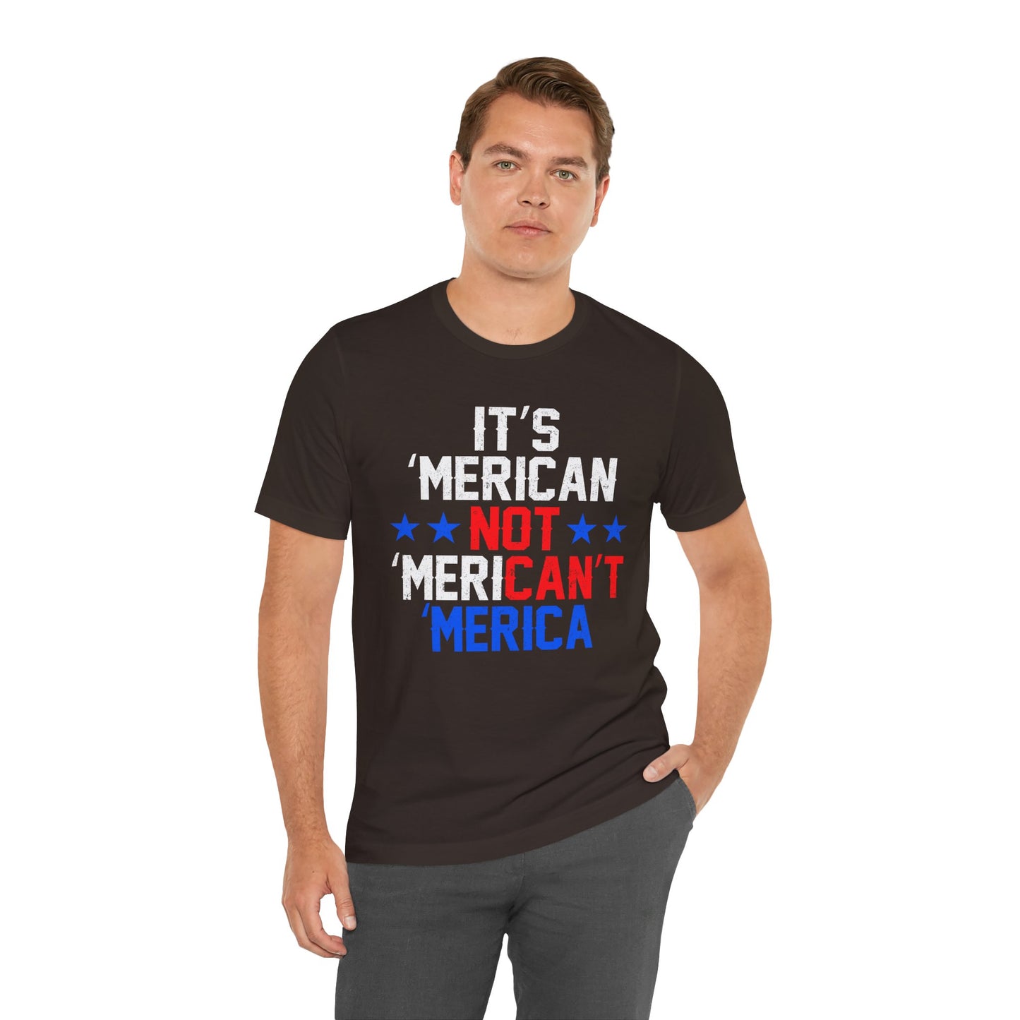 Patriotic USA Stars Graphic Unisex Cotton T-Shirt a5