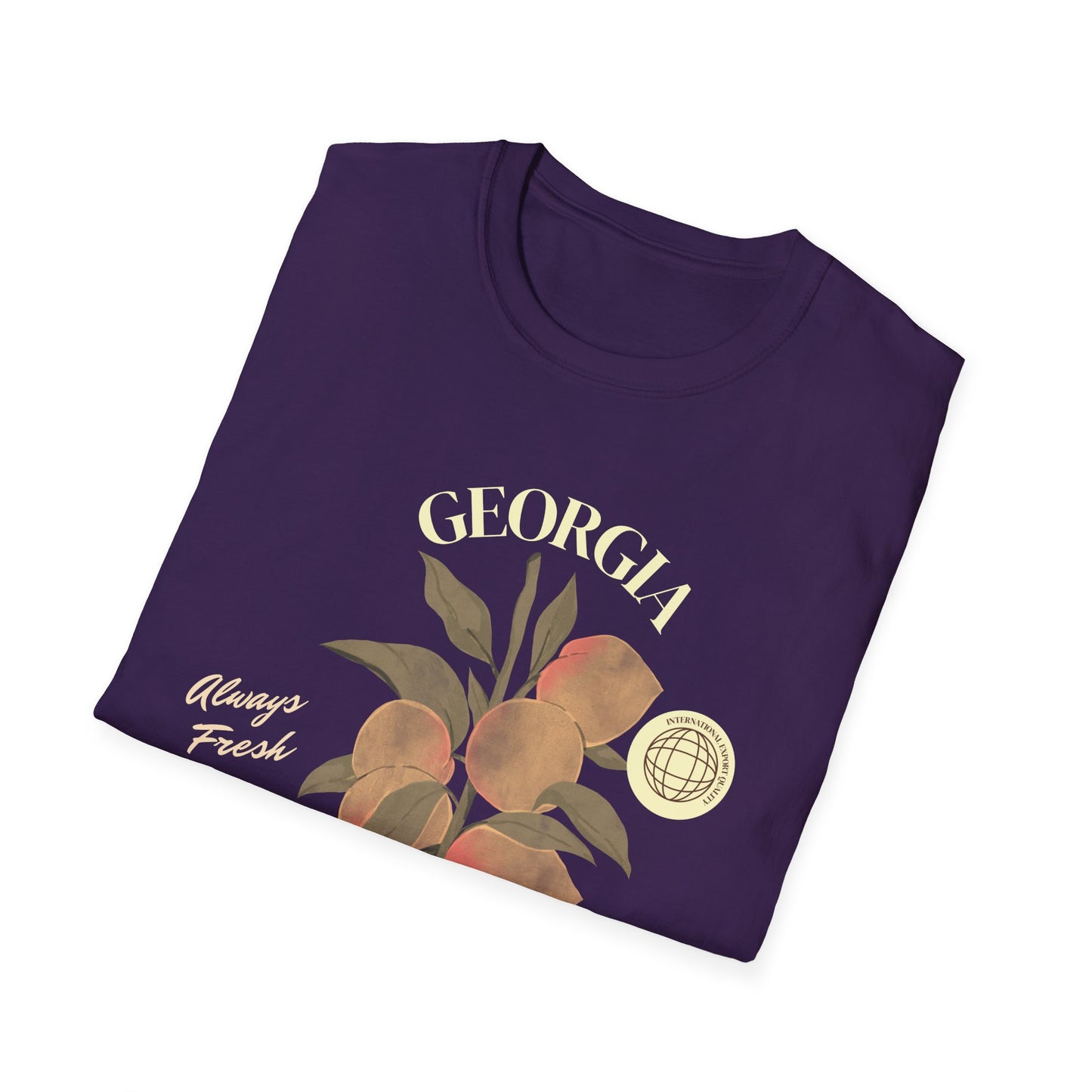 Food Tees, Funny Food T Shirts, Funny T Shirts, Shirt with Fruits, Shirt with Peach