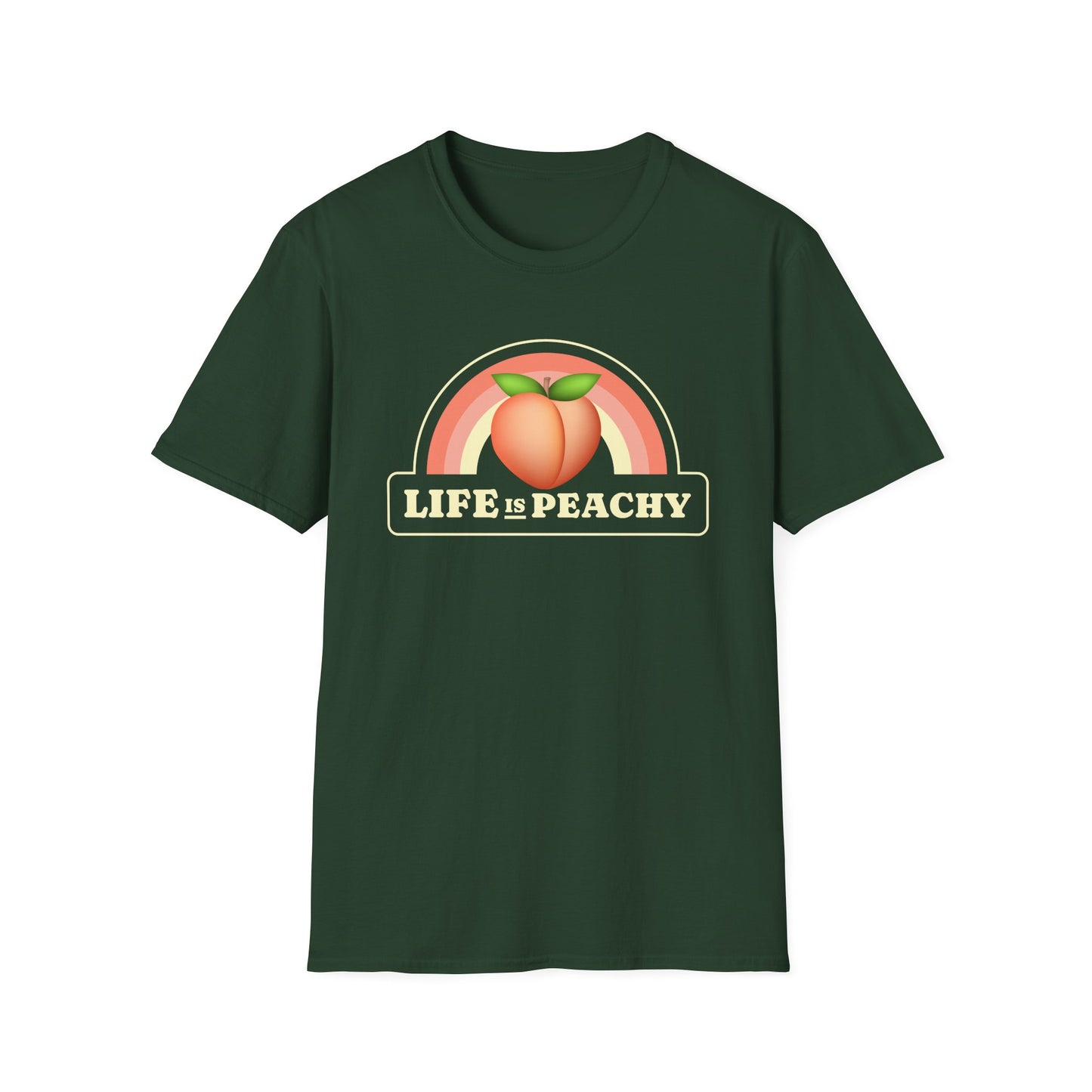 Food Tees, Funny Food T Shirts, Funny T Shirts, Shirt with Fruits, Shirt with Peach