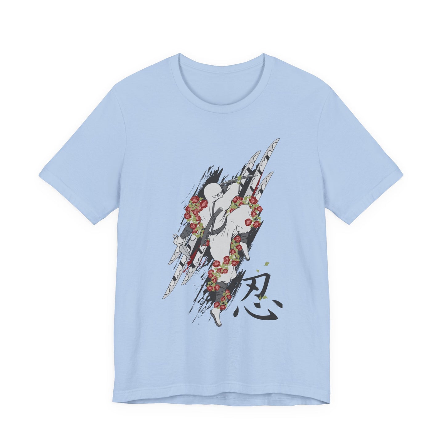 Ninja Samurai Artwork Graphic Unisex Cotton T-Shirt r5