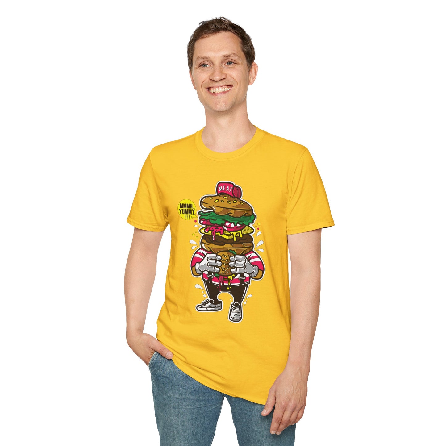 Cartoon T Shirt Animation T Shirt Funny Tee Unisex Gildan Softstyle 64000 Ring Spun Cotton