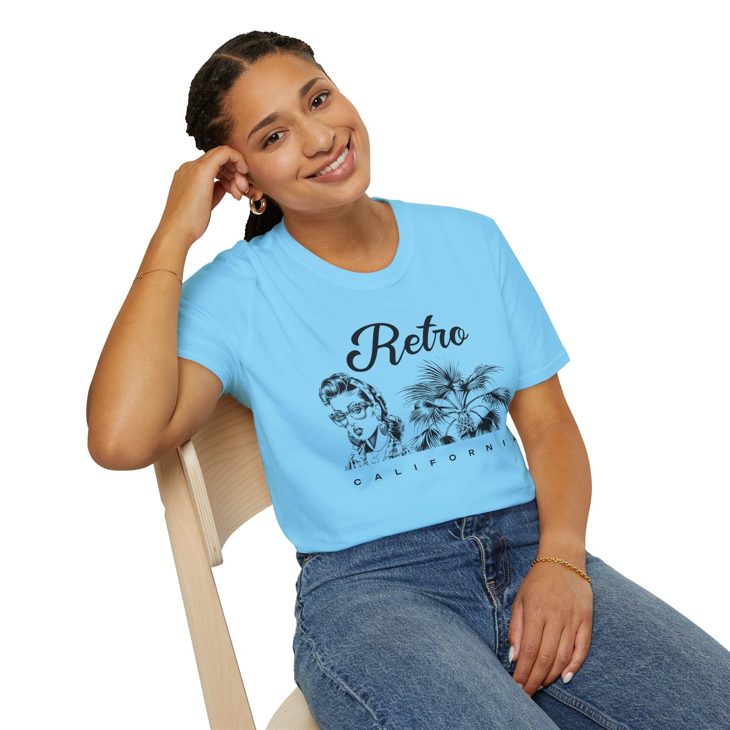 Retro T Shirt, Retro Design Shirt, Retro Art Tee Shirt, T-shirt with Retro Style