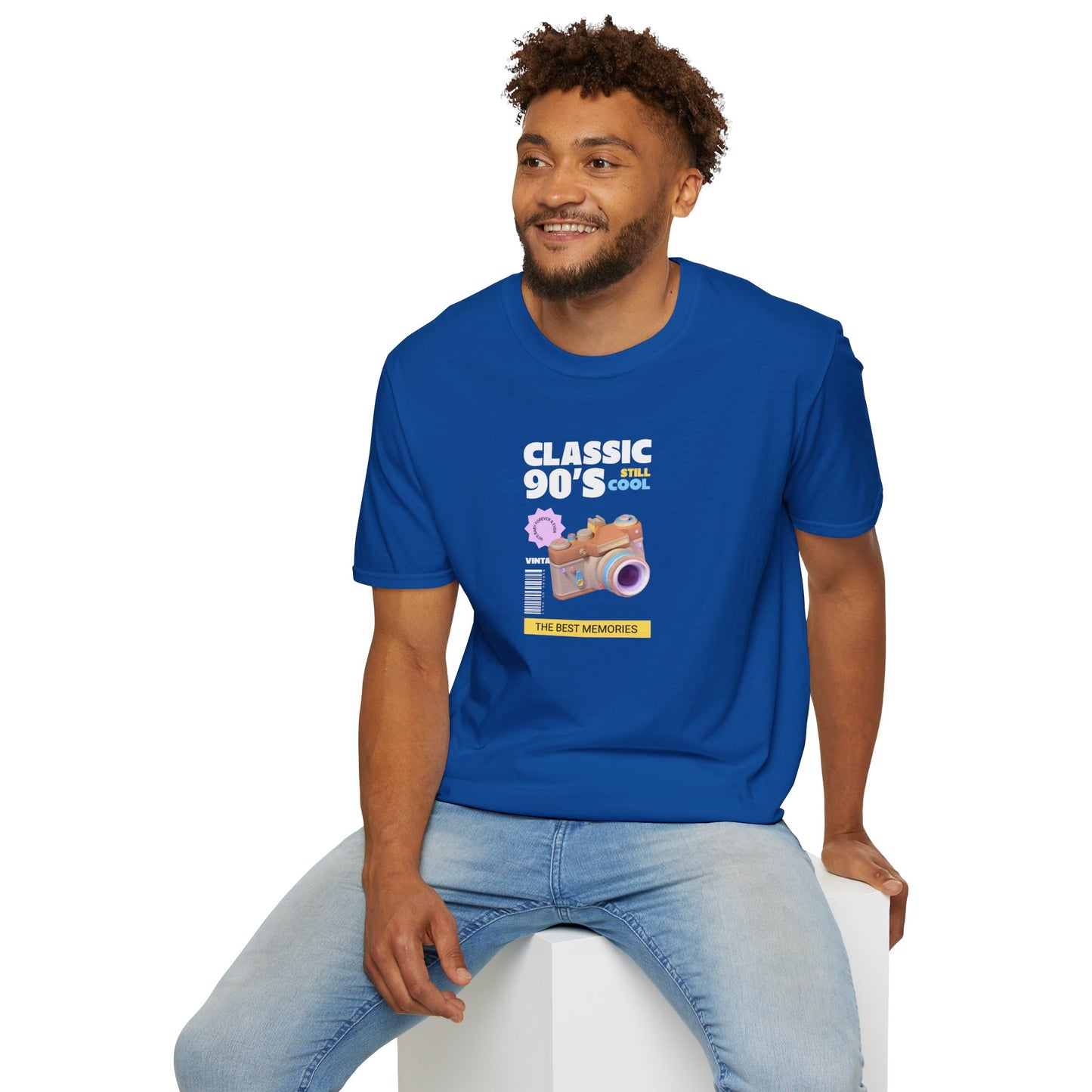 90s Camera T-Shirt Classic 90s Cool Unisex Cotton Retro Photography Tee