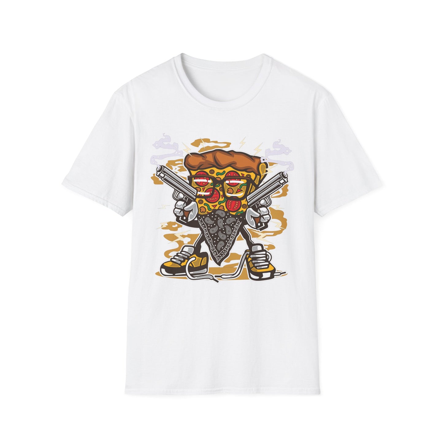 Cartoon Animation Tee Shirt Unisex Funny Graphic Gildan Softstyle 64000 Cotton Tee