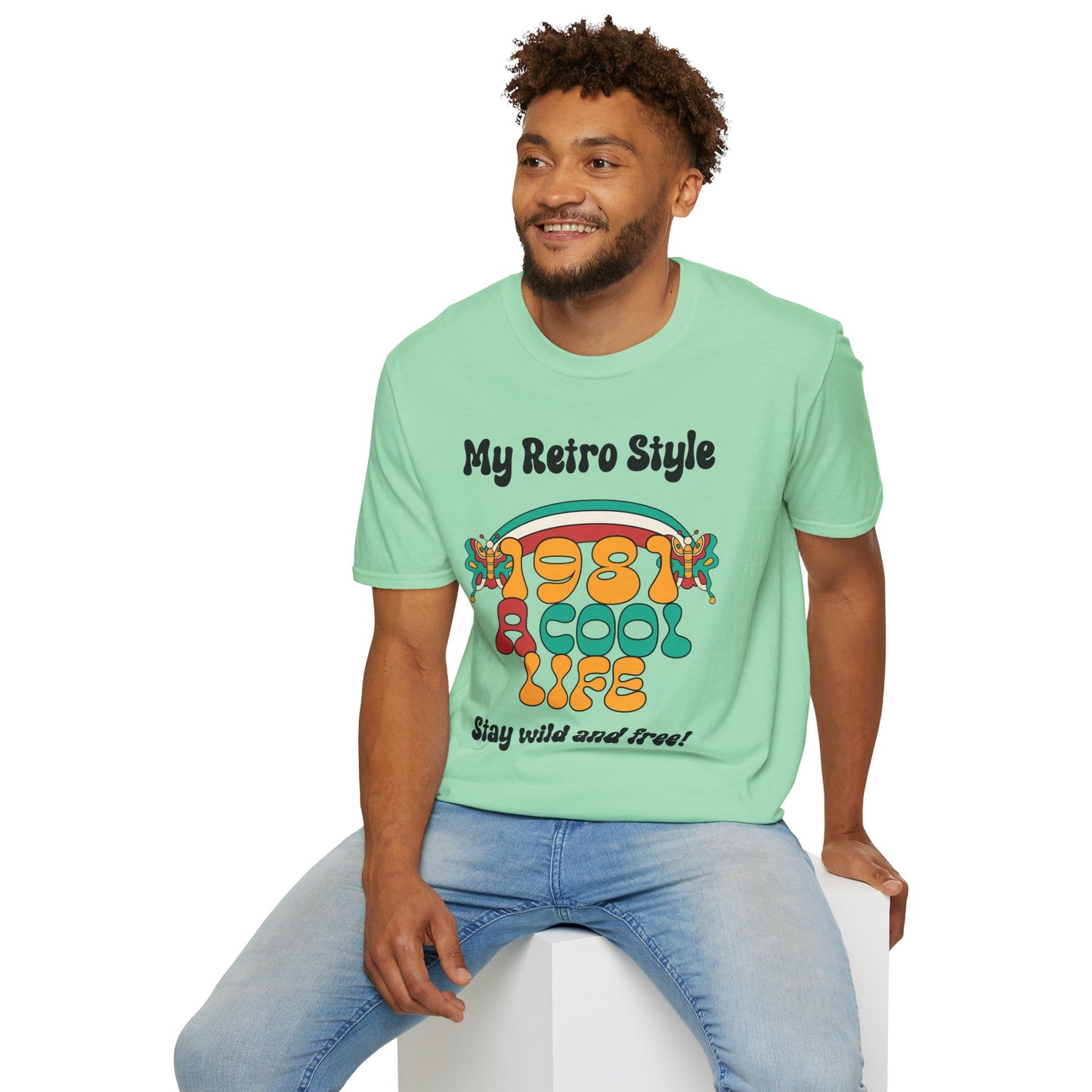 Retro T Shirt, Retro Design Shirt, Retro Art Tee Shirt, T-shirt with Retro Style