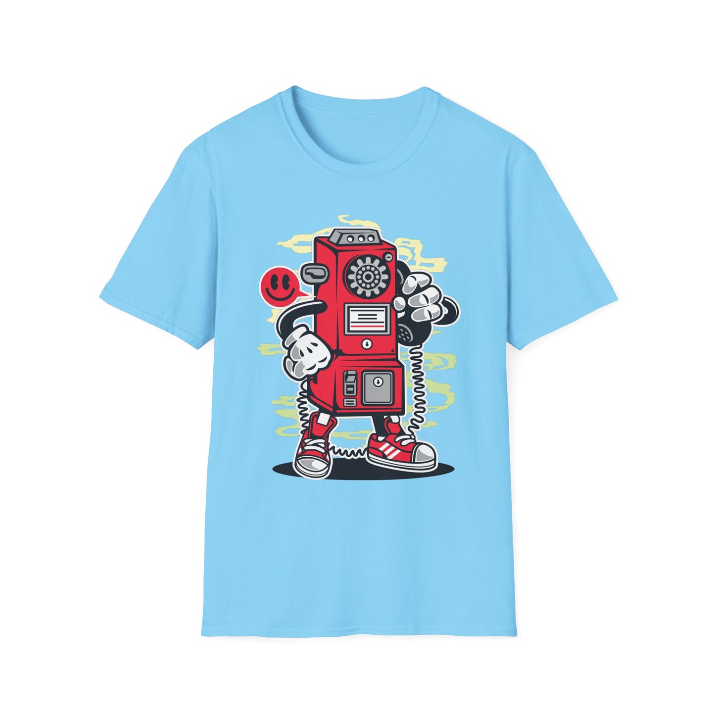 Cartoon T Shirt Animation T Shirt Funny Graphic Tee Softstyle 64000 Unisex Short Sleeve