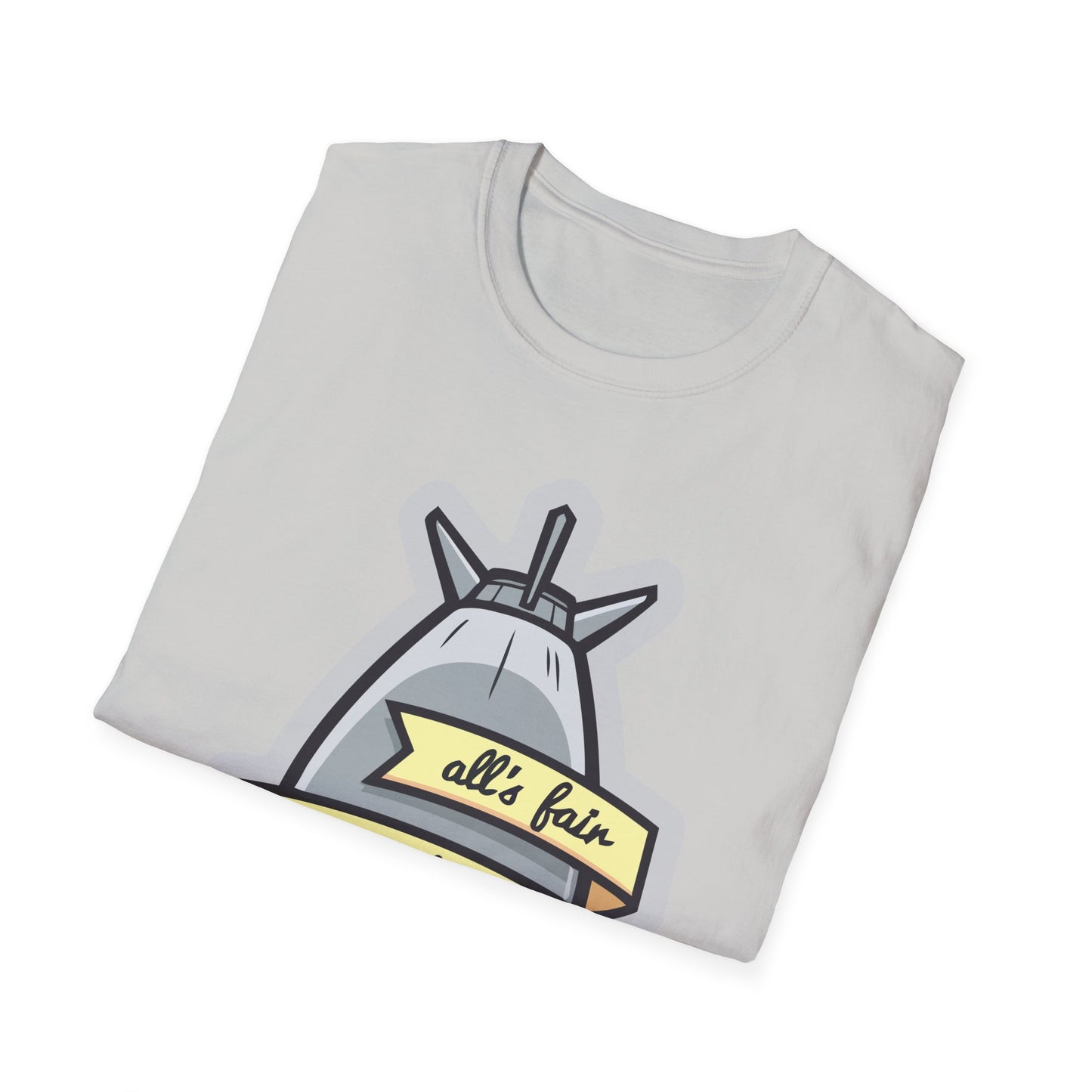 Cartoon T Shirt Animation T Shirt Funny Tee Shirt Unisex Gildan Softstyle 64000 100 Percent Cotton