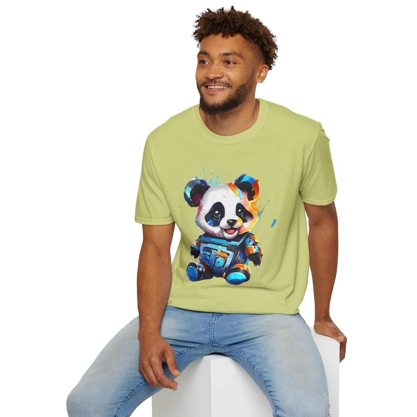 Animals Tees, Funny Animals Shirt, T Shirts with Funny Animals, T-Shirt with Panda, Panda Tees
