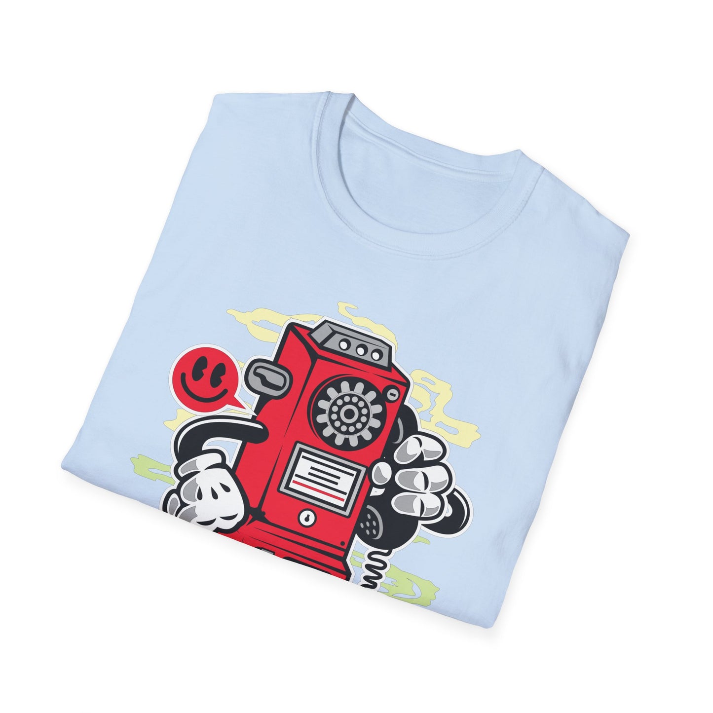 Cartoon T Shirt Animation T Shirt Funny Graphic Tee Softstyle 64000 Unisex Short Sleeve
