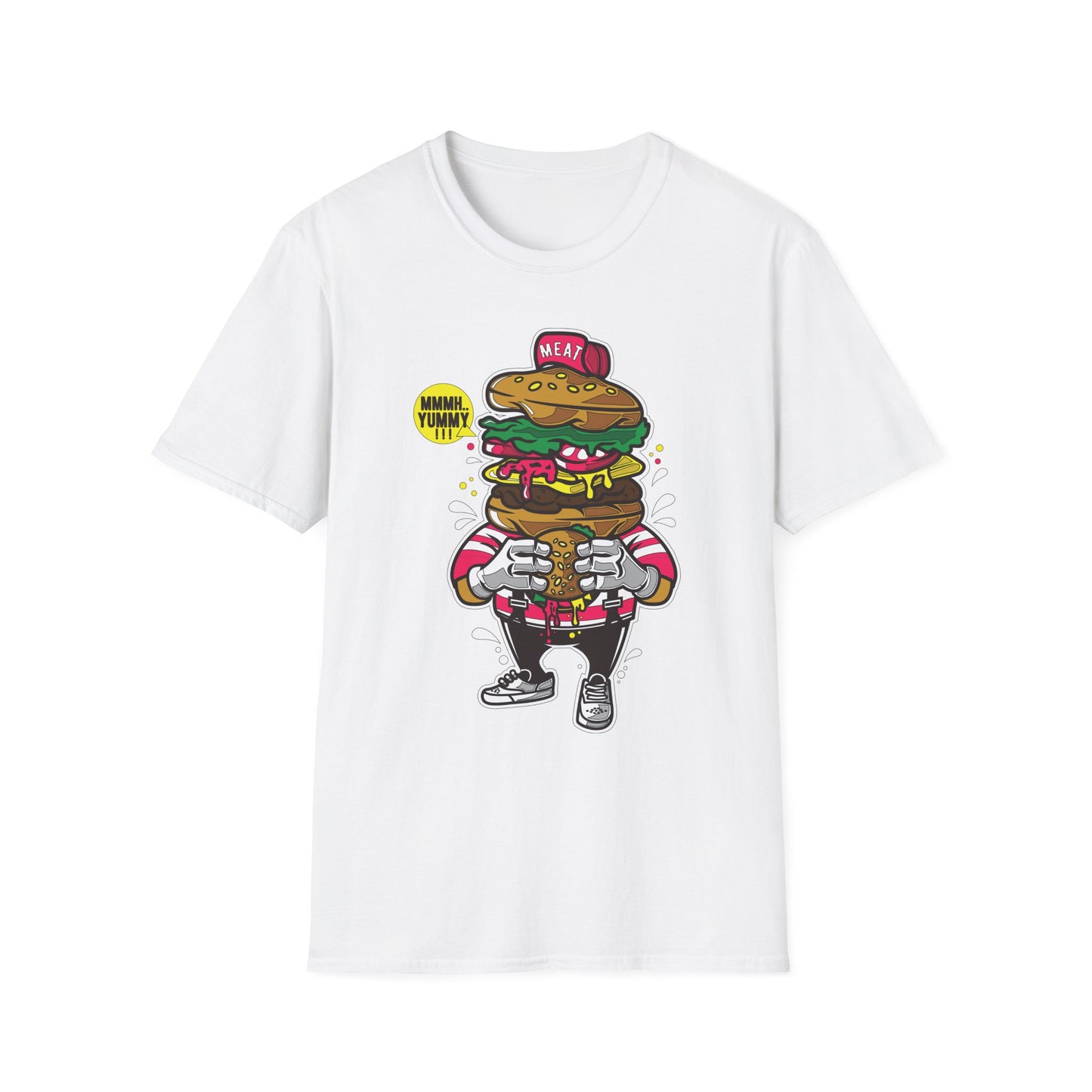 Cartoon T Shirt Animation T Shirt Funny Tee Unisex Gildan Softstyle 64000 Ring Spun Cotton