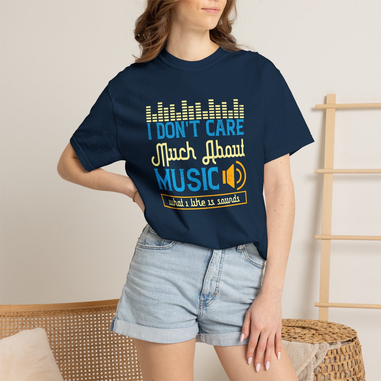 Music Graphic Design Unisex Cotton T-shirt m6