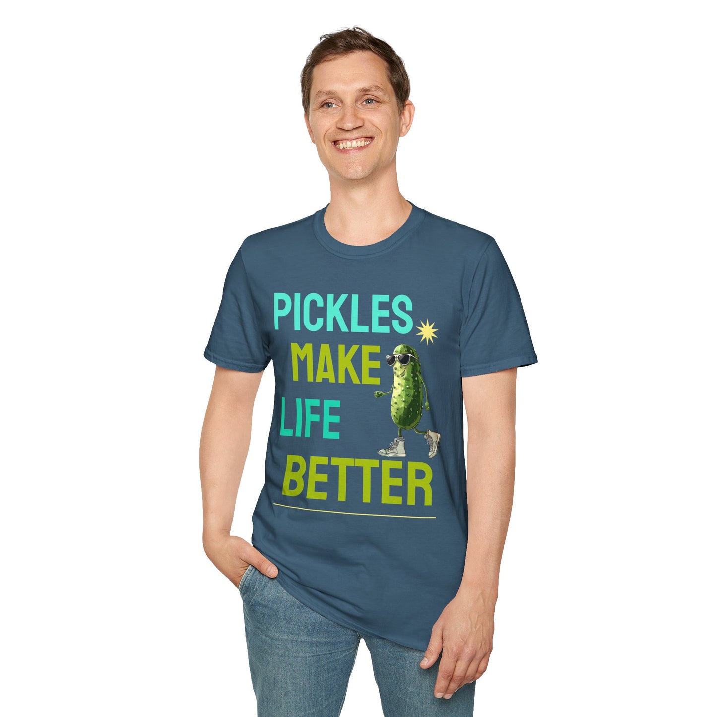 Food Tees, Funny Food T Shirts, Funny T Shirts, Shirt with Vegetables, Shirt with Pickle