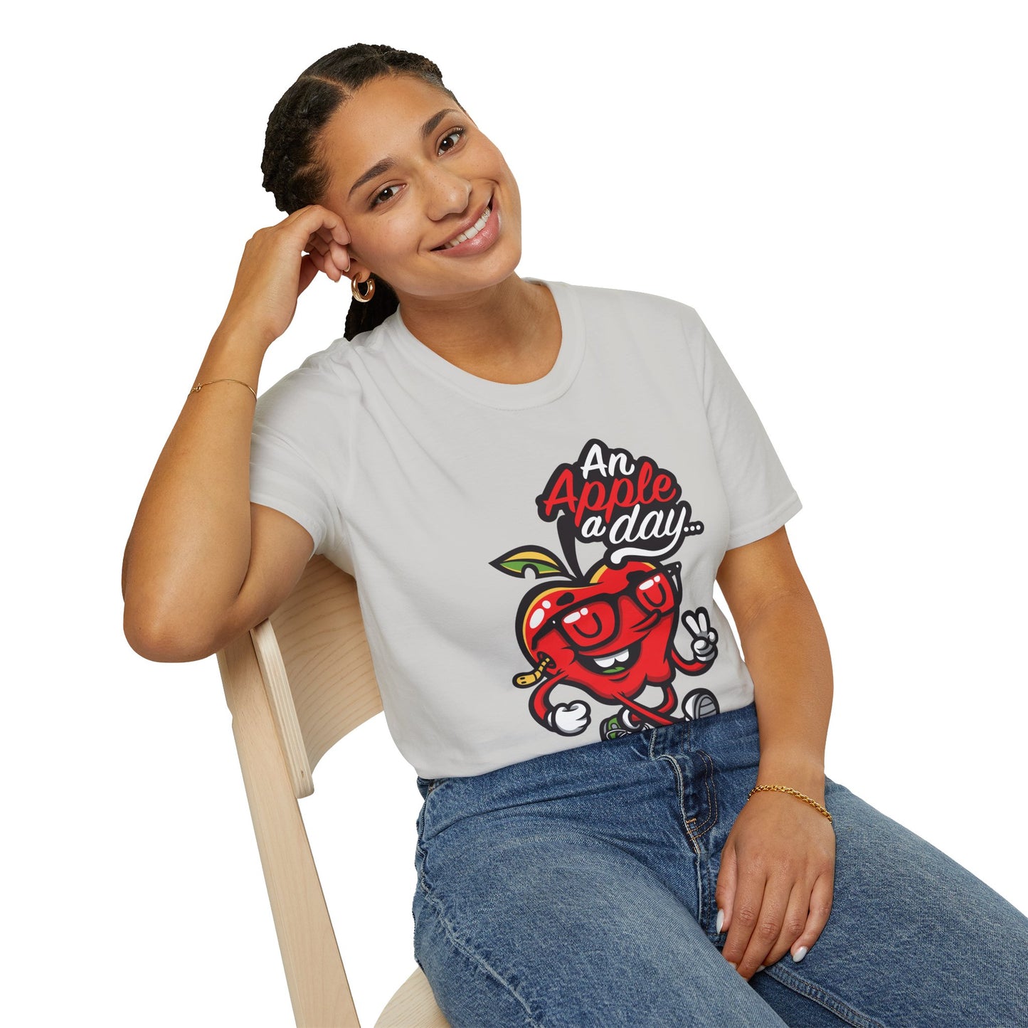 Cartoon T Shirt Animation Tee Funny Tee Unisex Softstyle Cotton Shirt Gildan Softstyle 64000