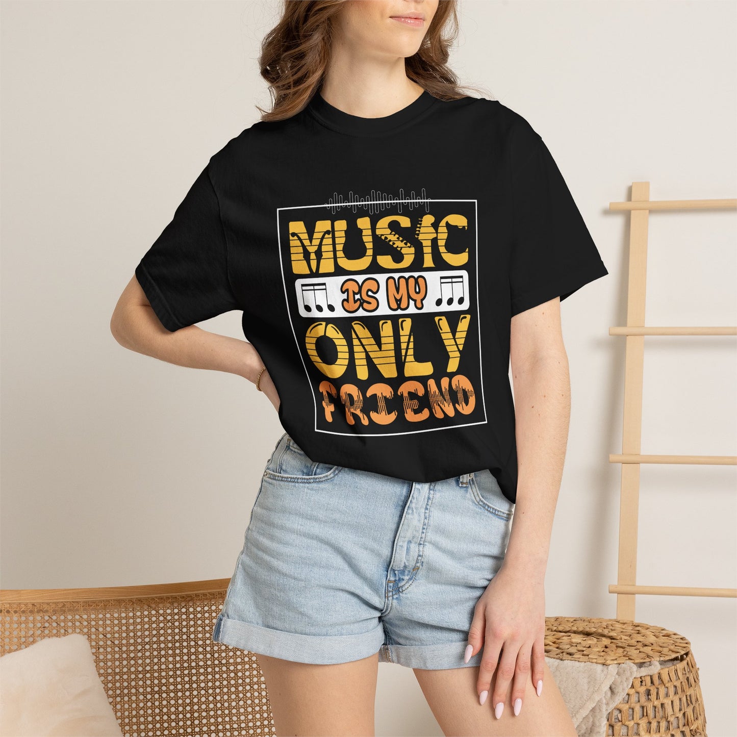 Music Graphic Design Unisex Cotton T-shirt 069