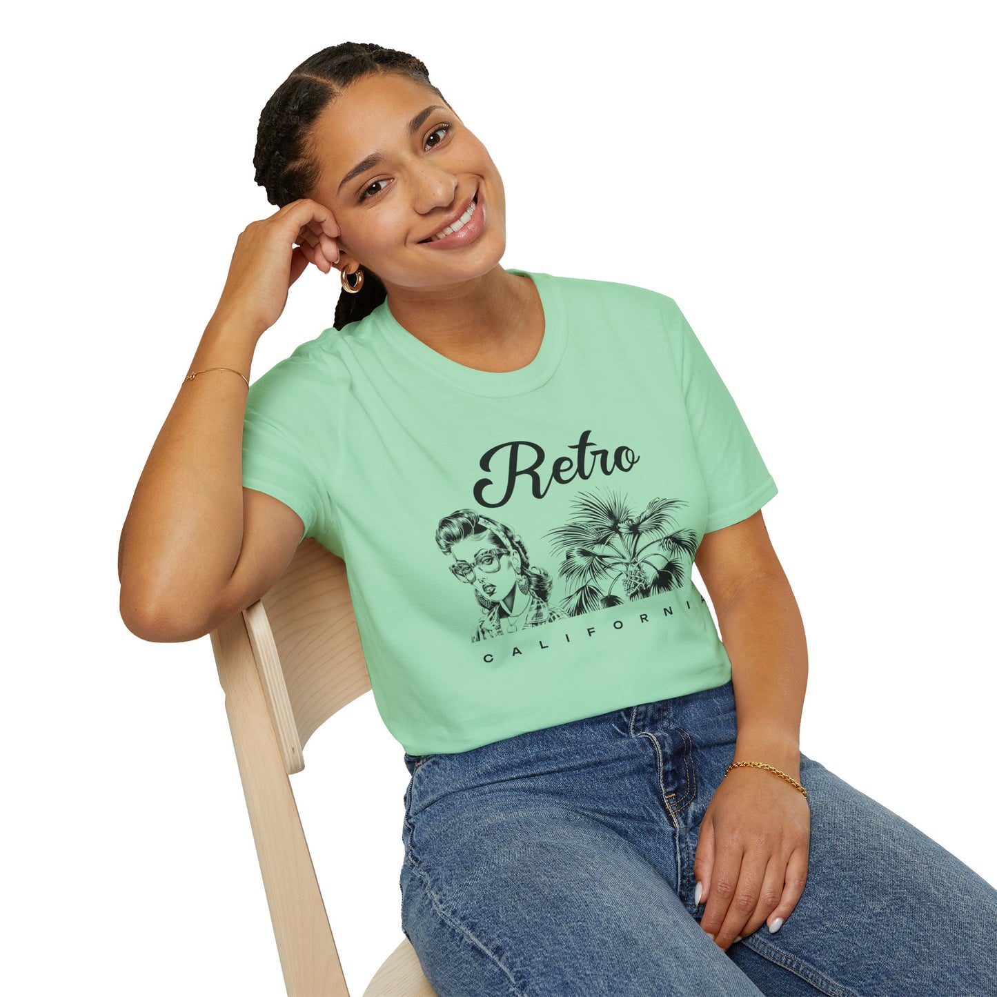 Retro T Shirt, Retro Design Shirt, Retro Art Tee Shirt, T-shirt with Retro Style