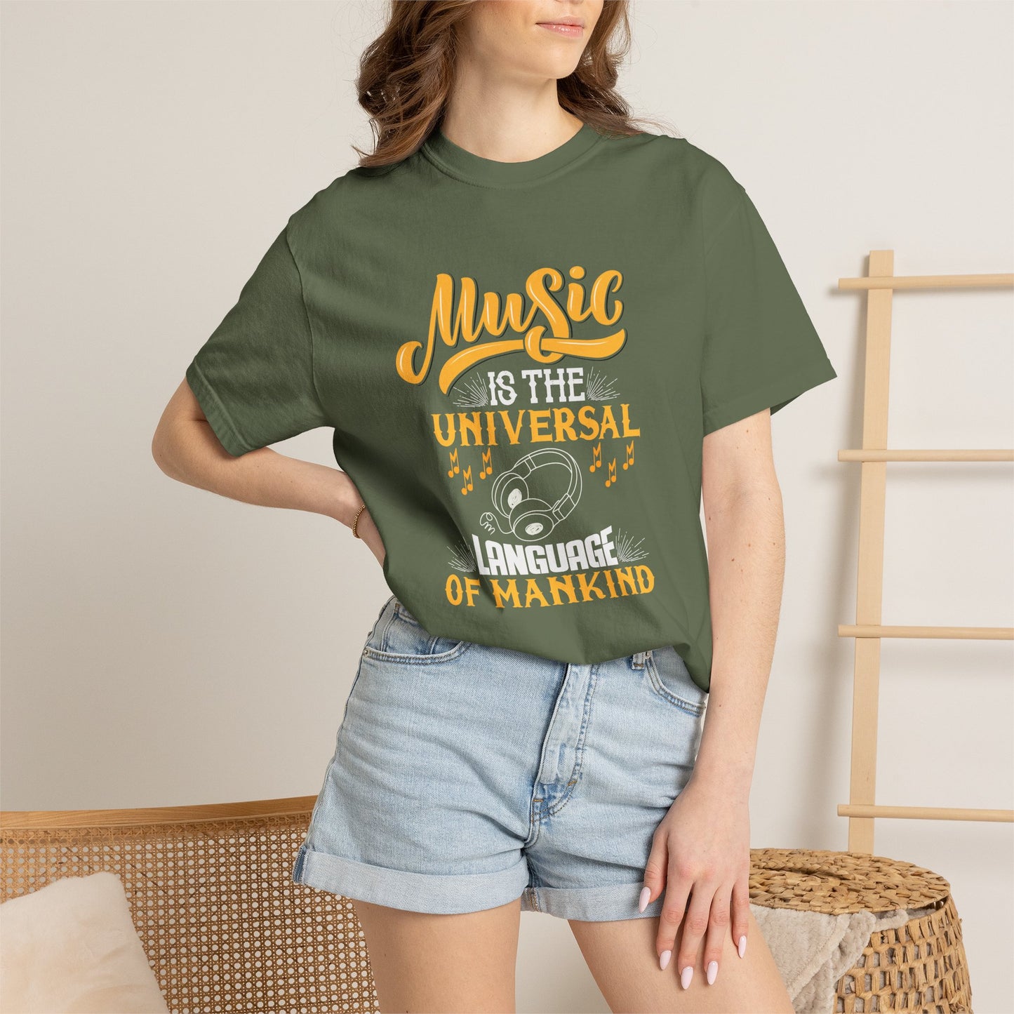 Music Graphic Design Unisex Cotton T-shirt 063