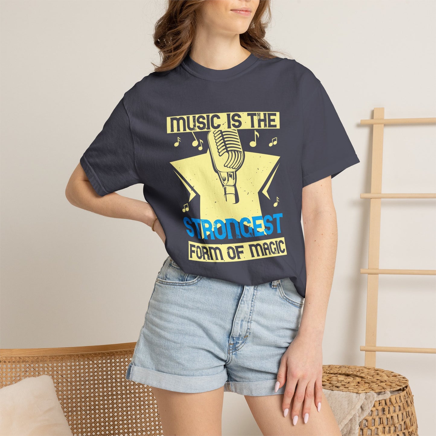 Music Graphic Design Unisex Cotton T-shirt m35