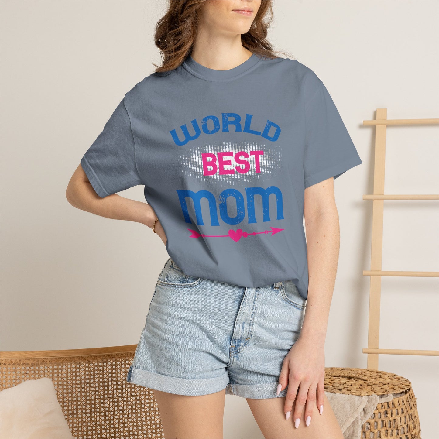 Mom T-shirt Mother Day Mama Tee Unisex Comfort Colors Garment-Dyed Cotton h100