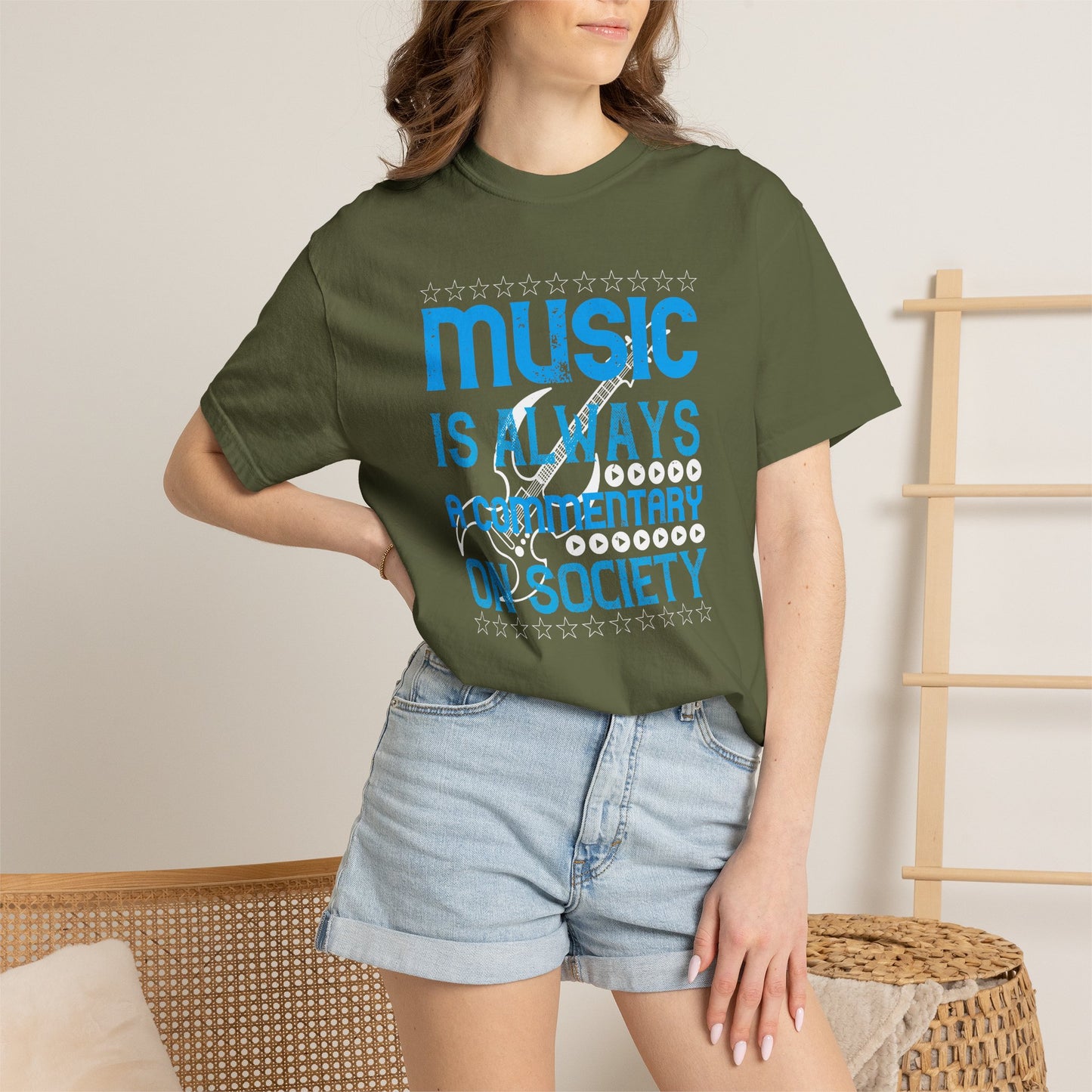 Music Graphic Design Unisex Cotton T-shirt m26