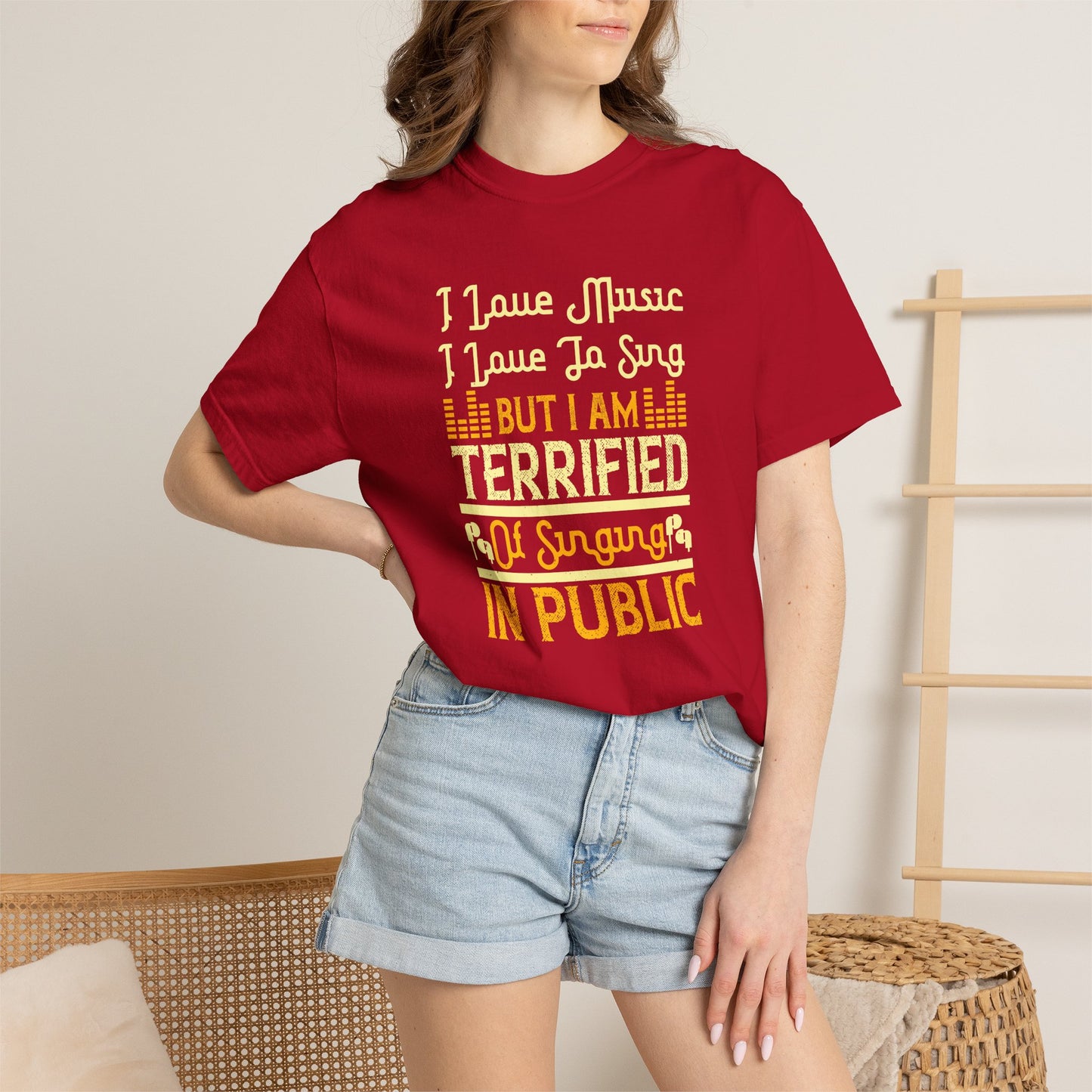 Music Graphic Design Unisex Cotton T-shirt m12