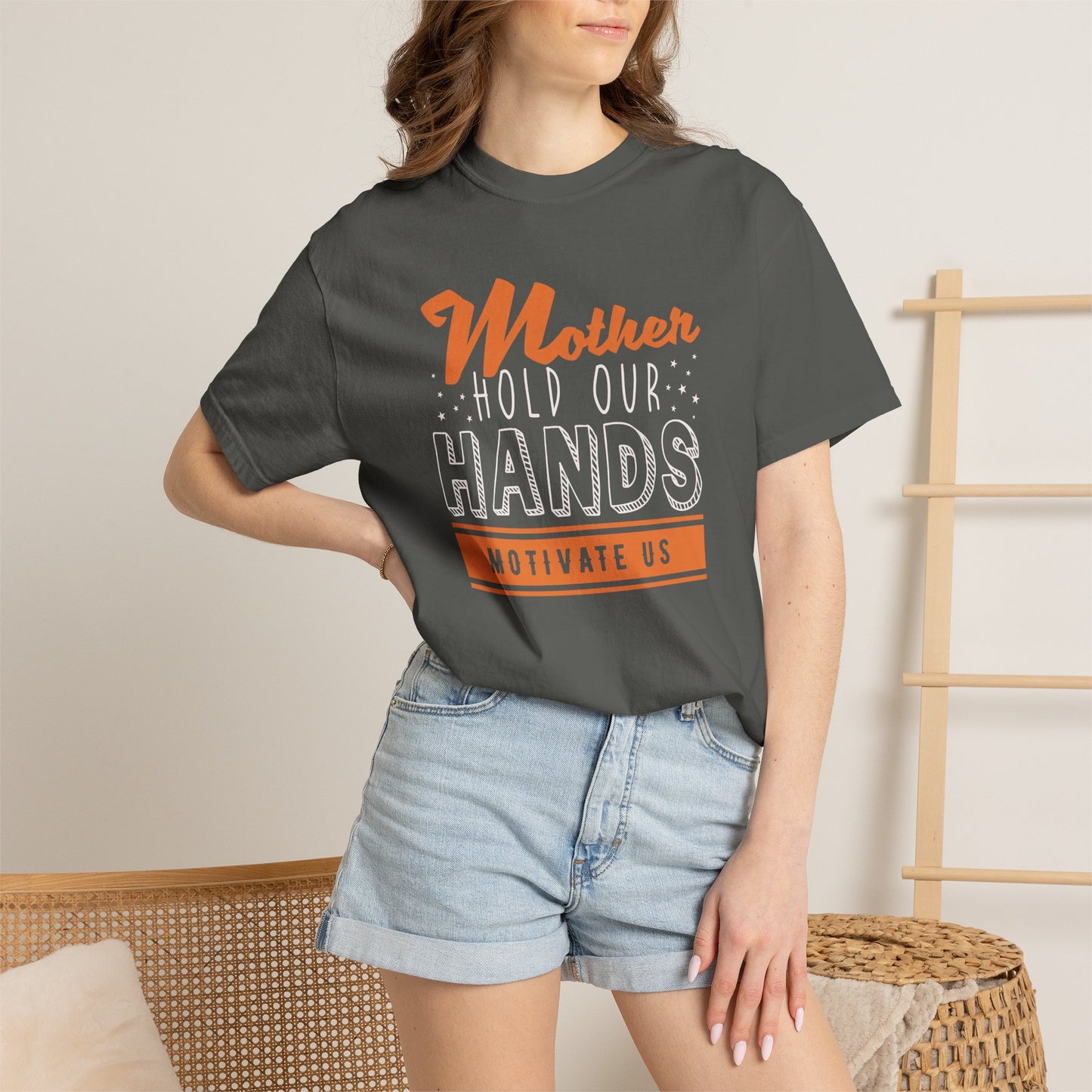 Mom T-shirt Mother Day Mama Tee Unisex Comfort Colors Garment-Dyed Cotton h48