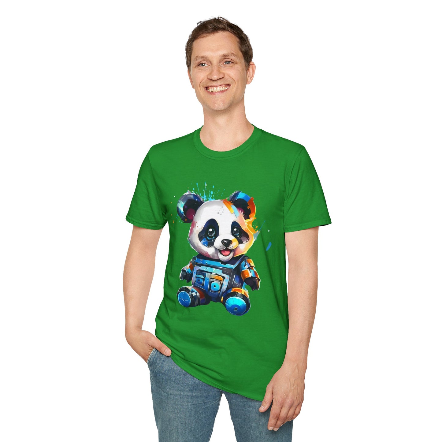 Animals Tees, Funny Animals Shirt, T Shirts with Funny Animals, T-Shirt with Panda, Panda Tees