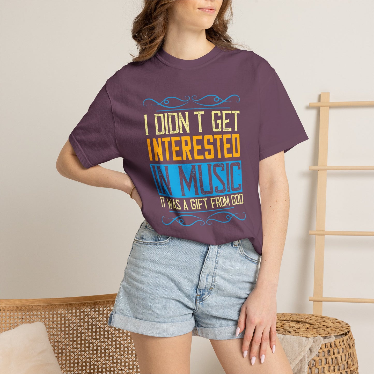 Music Graphic Design Unisex Cotton T-shirt m5