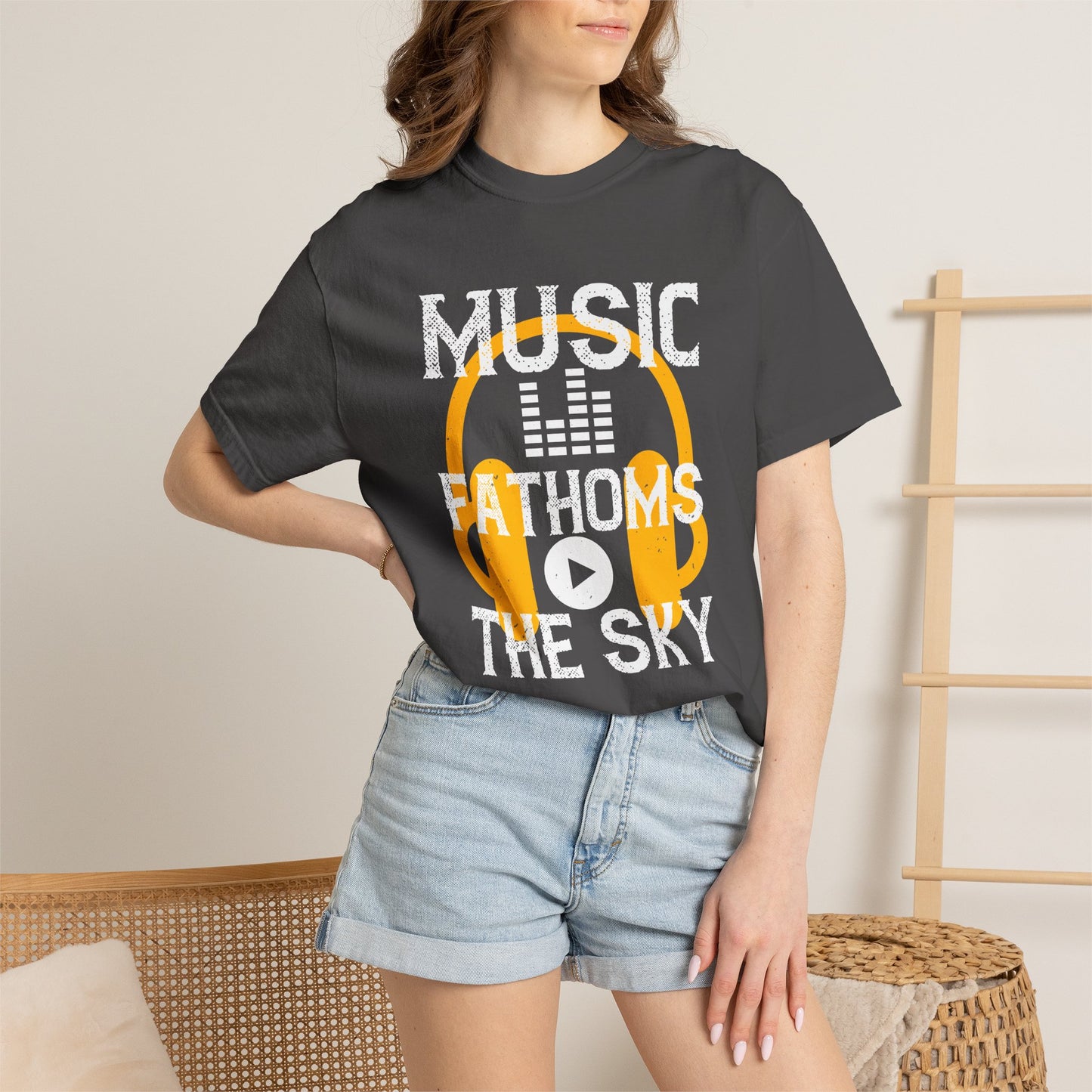 Music Graphic Design Unisex Cotton T-shirt m24