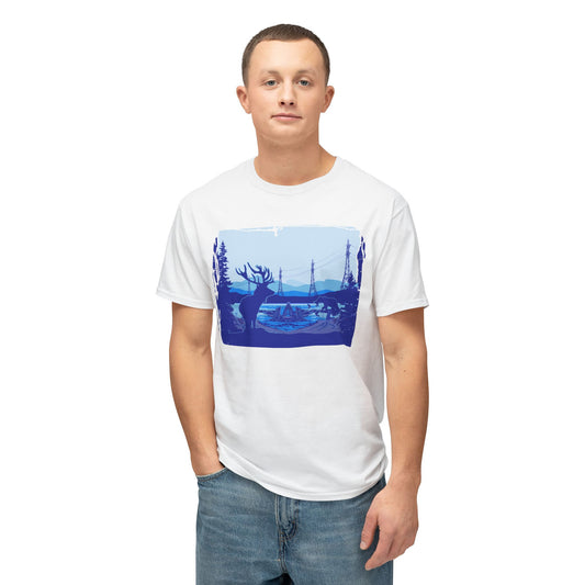 Deer Tees, T-Shirt with Deer, Animals Tees, Funny Animals Shirt, T Shirts with Funny Animals 2