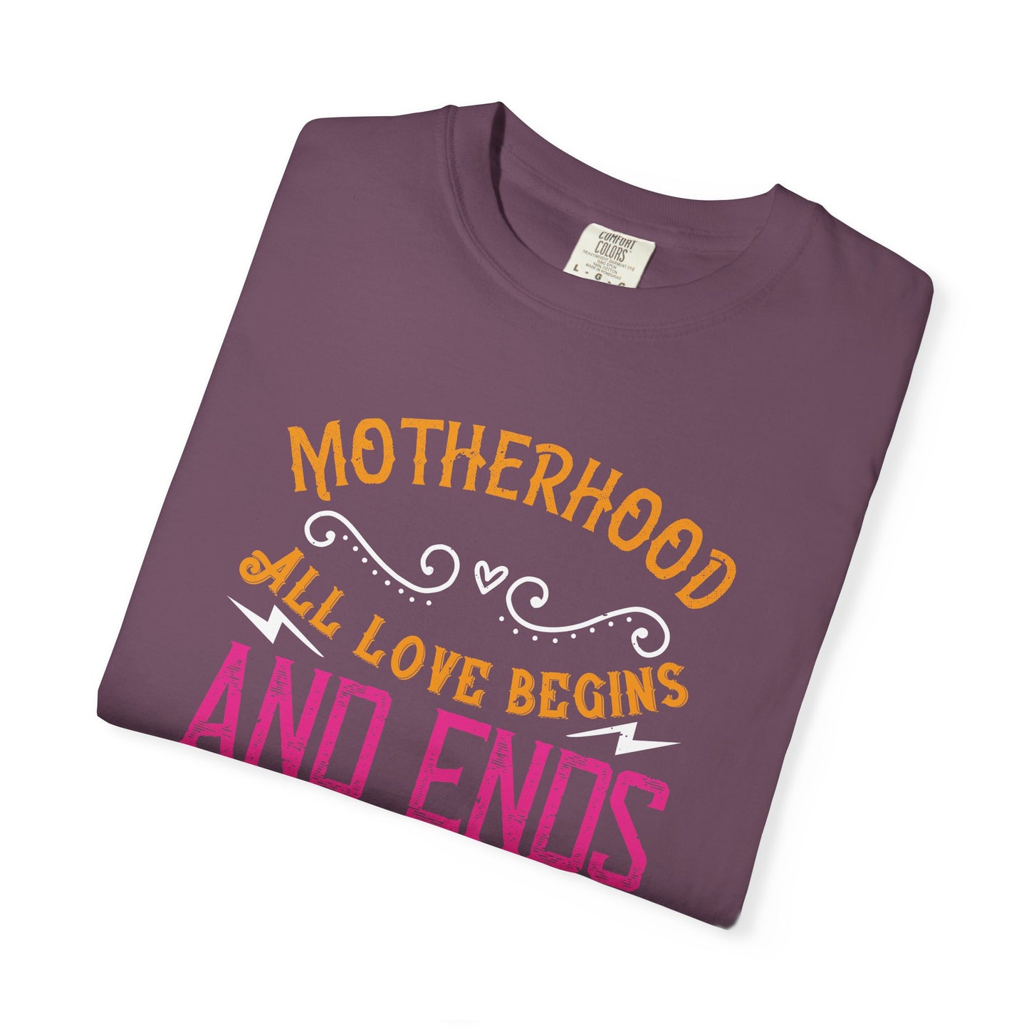 Mom T-shirt Mother Day Mama Tee Unisex Comfort Colors Garment-Dyed Cotton h85