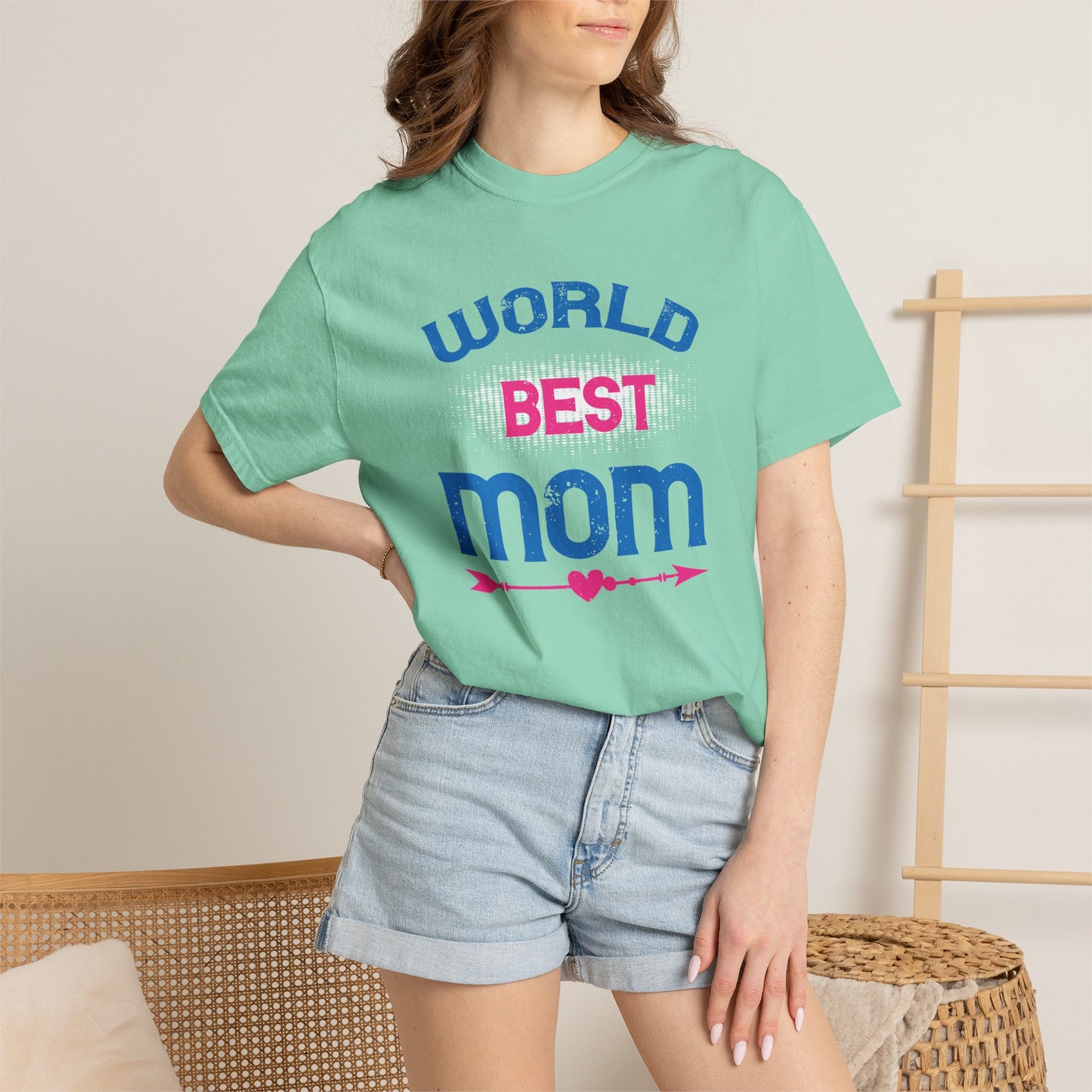 Mom T-shirt Mother Day Mama Tee Unisex Comfort Colors Garment-Dyed Cotton h100