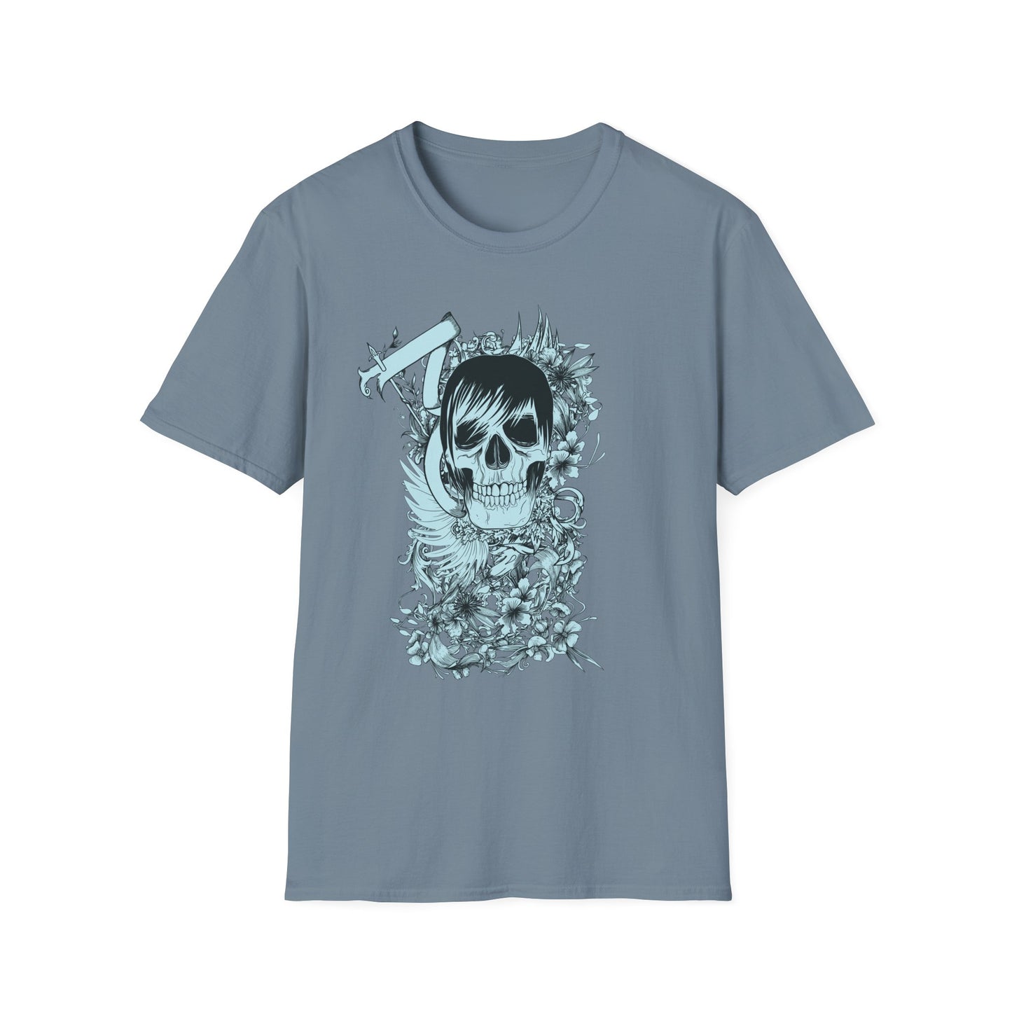 Skull T Shirt, Skull Design Shirt, Skull Art Tee Shirt, T-shirt with Skull 5