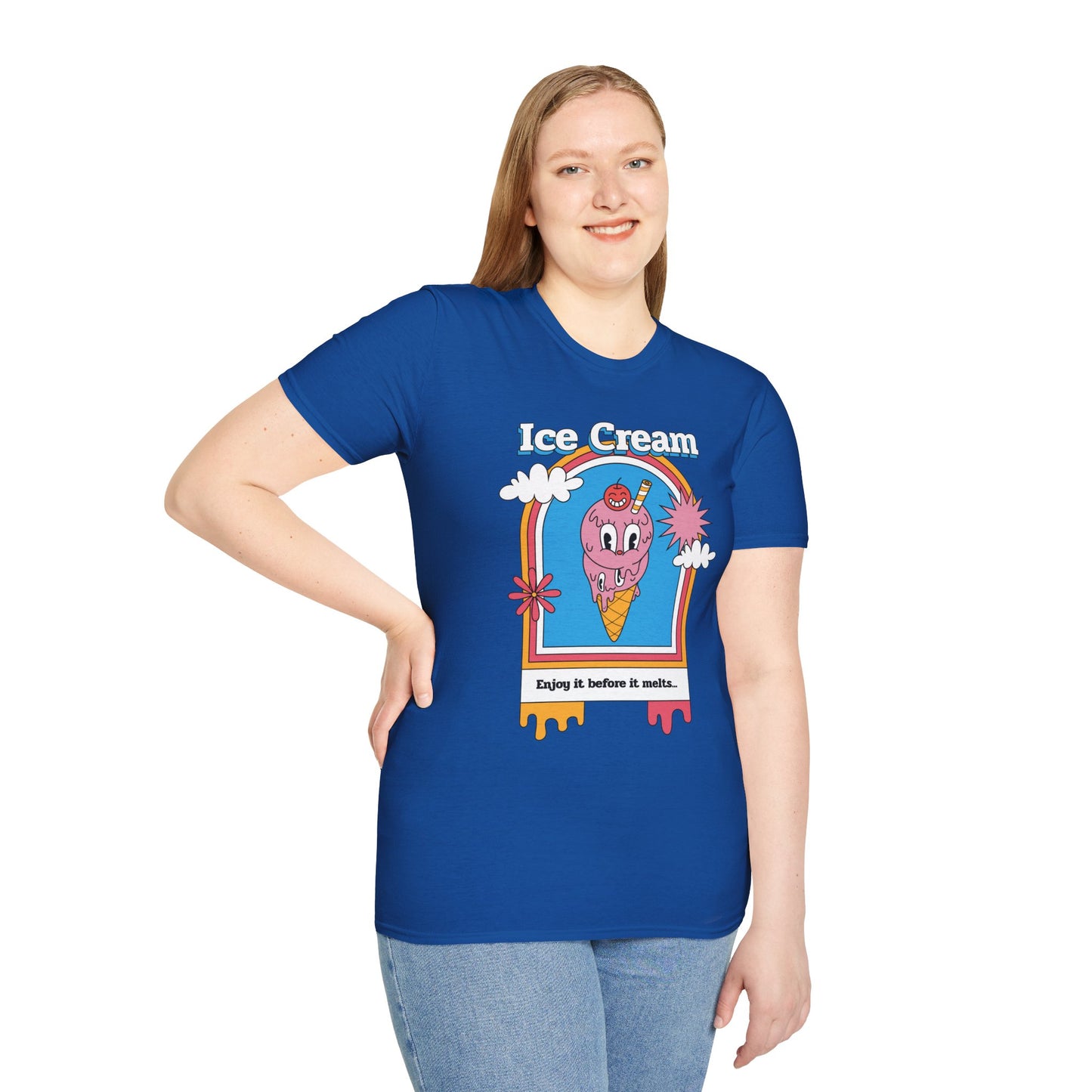 Food Tees, Funny Food T Shirts, Funny T Shirts, Shirt with Food, Junk Food Tees, Shirt with Ice Cream, Ice Cream T-Shirt