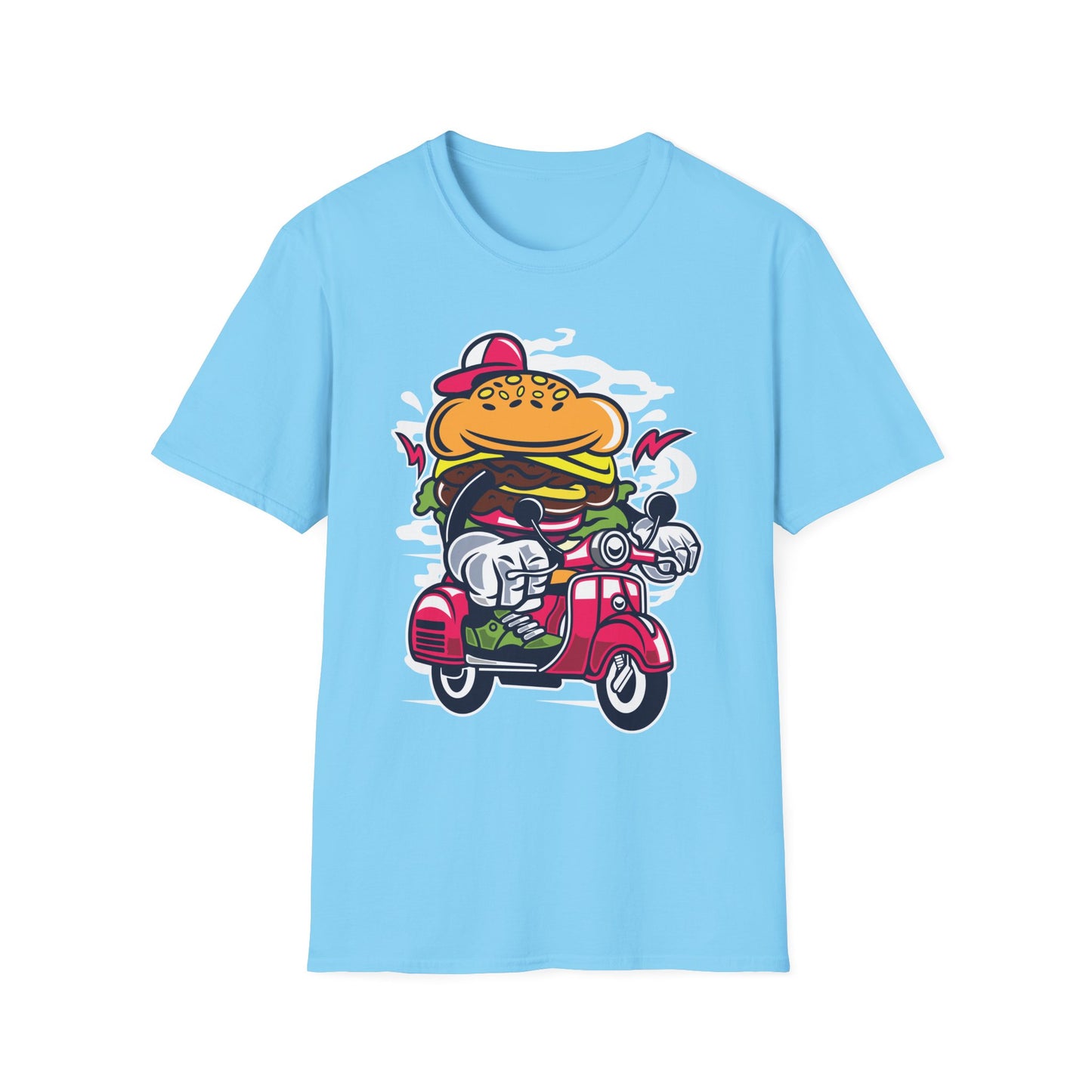 Cartoon T Shirt Animation Tee Funny Unisex Softstyle Gildan 64000 100 Percent Ring Spun Cotton