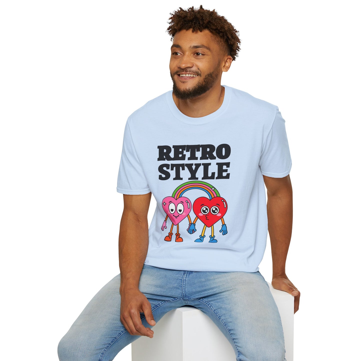 Retro T Shirt, Retro Design Shirt, Retro Art Tee Shirt, T-shirt with Retro Style