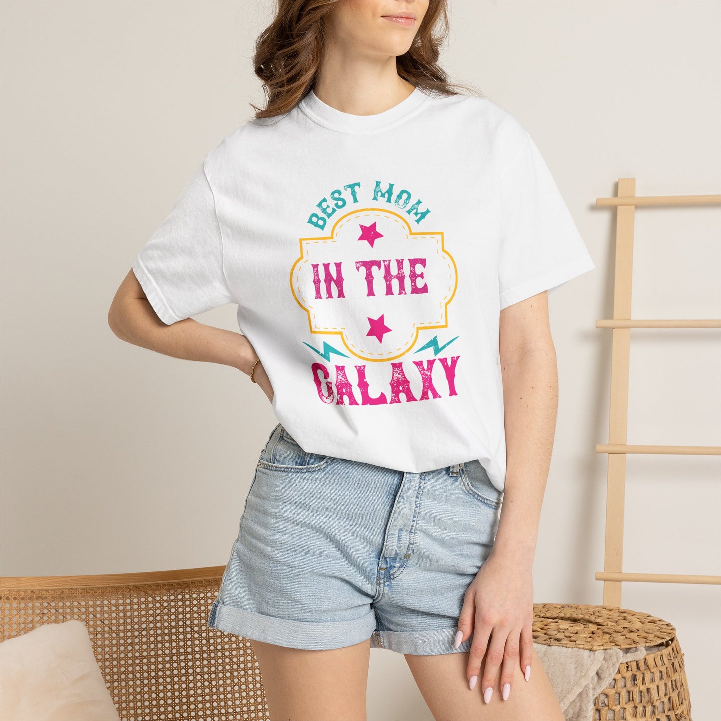 Mom T-shirt Mother Day Mama Tee Unisex Comfort Colors Garment-Dyed Cotton h65