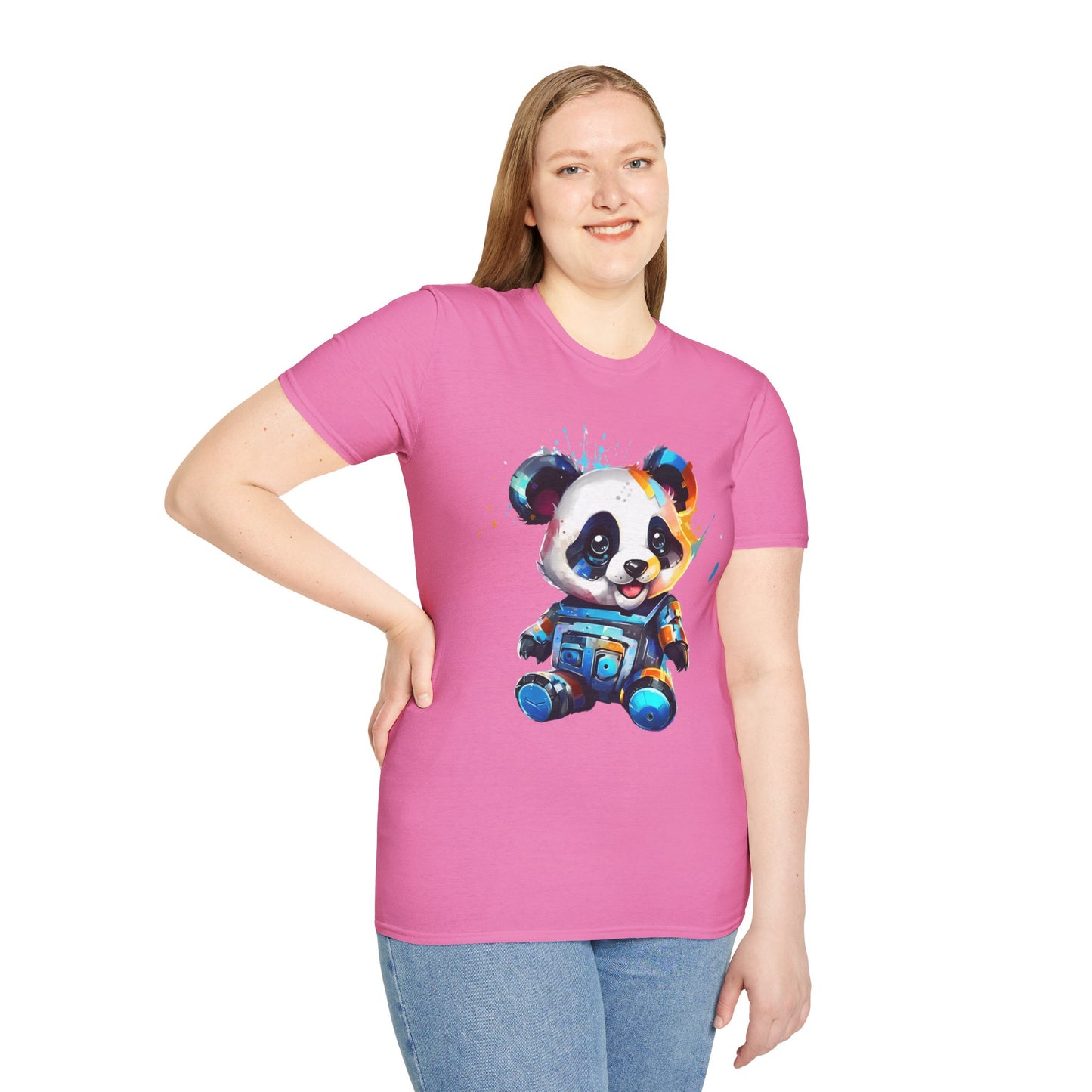 Animals Tees, Funny Animals Shirt, T Shirts with Funny Animals, T-Shirt with Panda, Panda Tees
