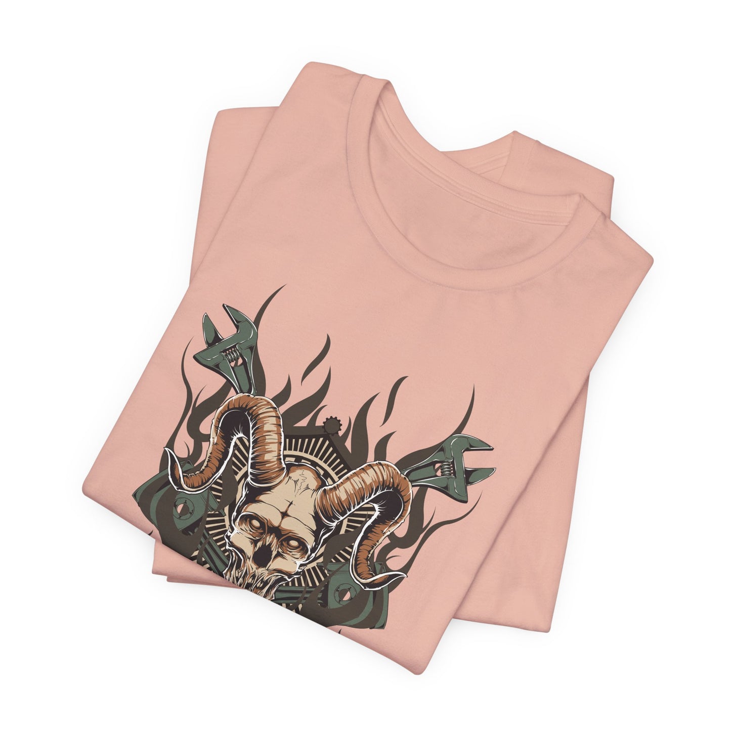 Gothic Skull Graphic Design Unisex Cotton Tee Art-49
