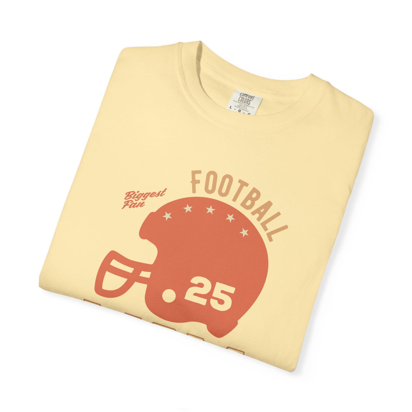 Football Mom T-shirt Mother's Day Mama Tee Unisex Comfort Colors Garment-Dyed Cotton h43
